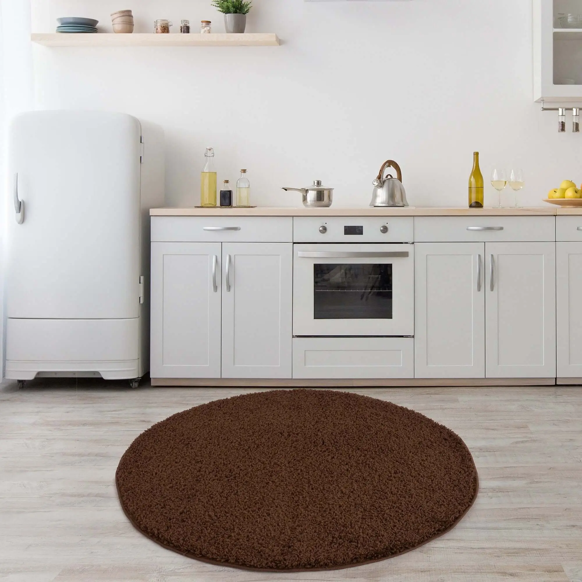 Myshaggy Solid Brown Rug - Image 15