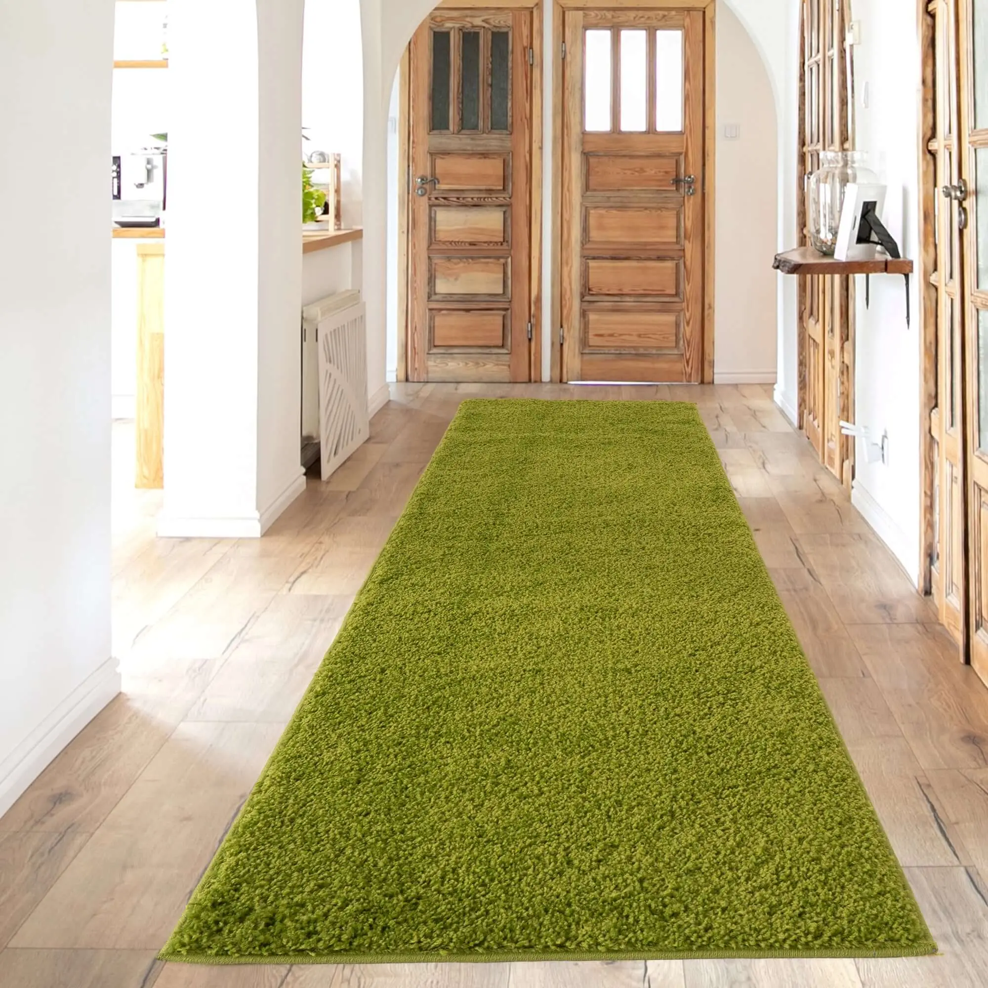 Myshaggy Solid Green Rug - Image 15