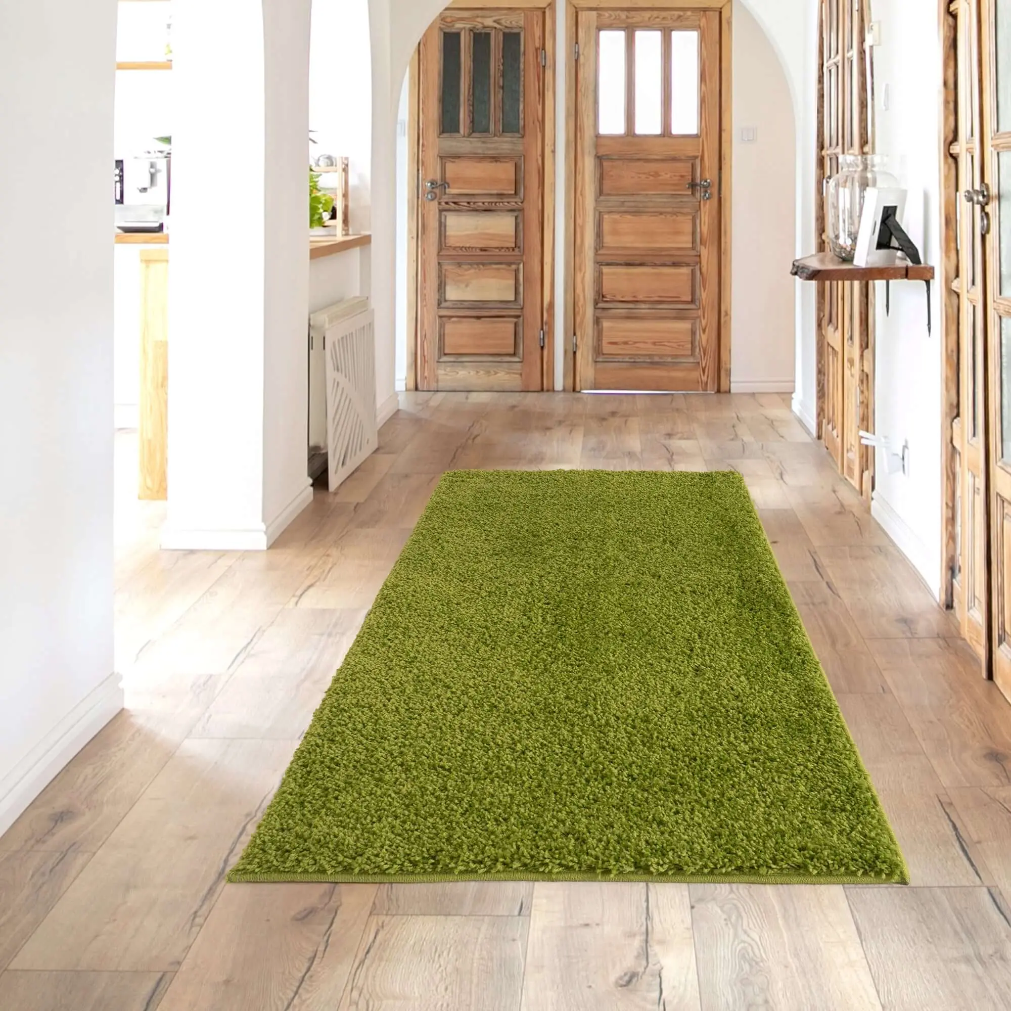 Myshaggy Solid Green Rug - Image 18