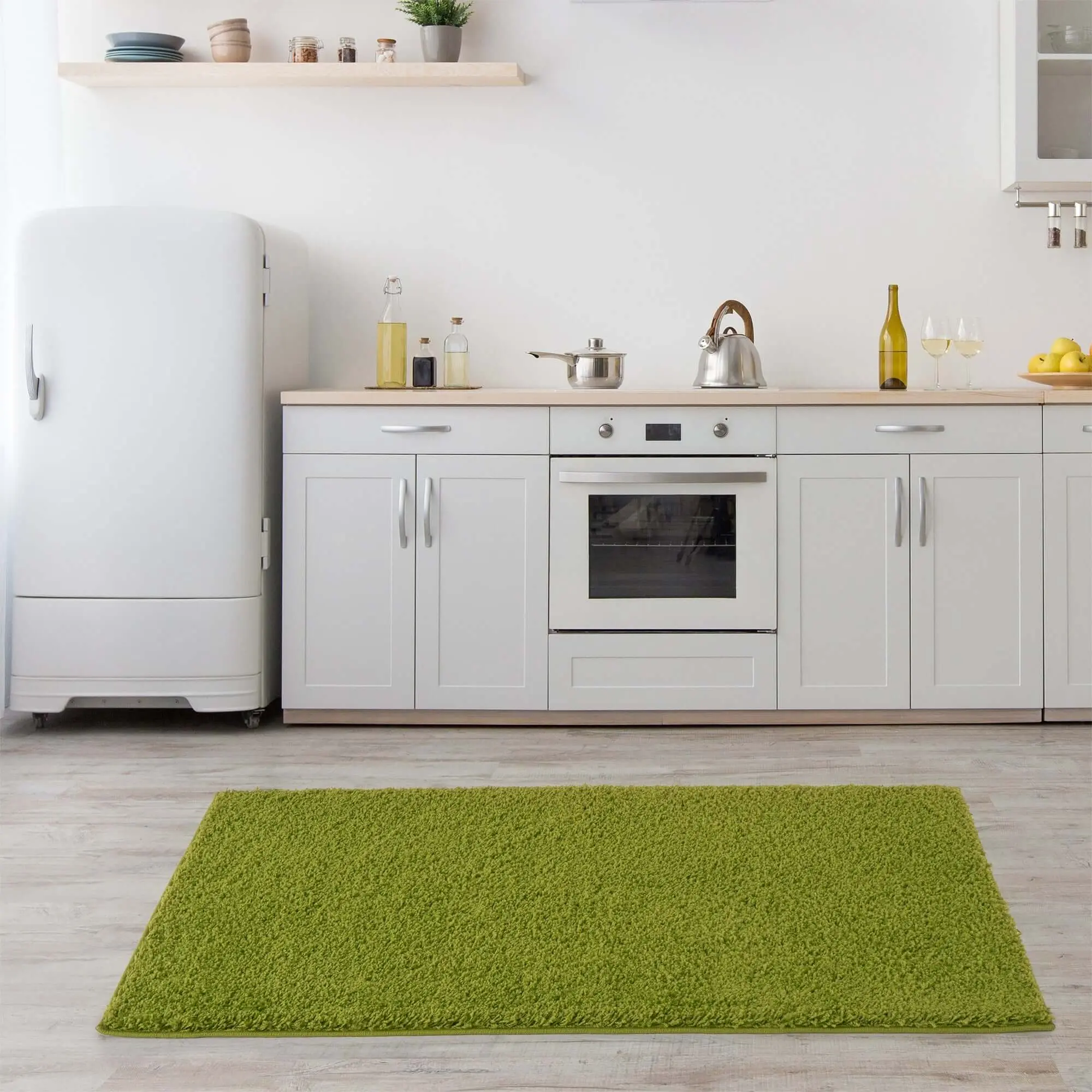 Myshaggy Solid Green Rug - Image 19