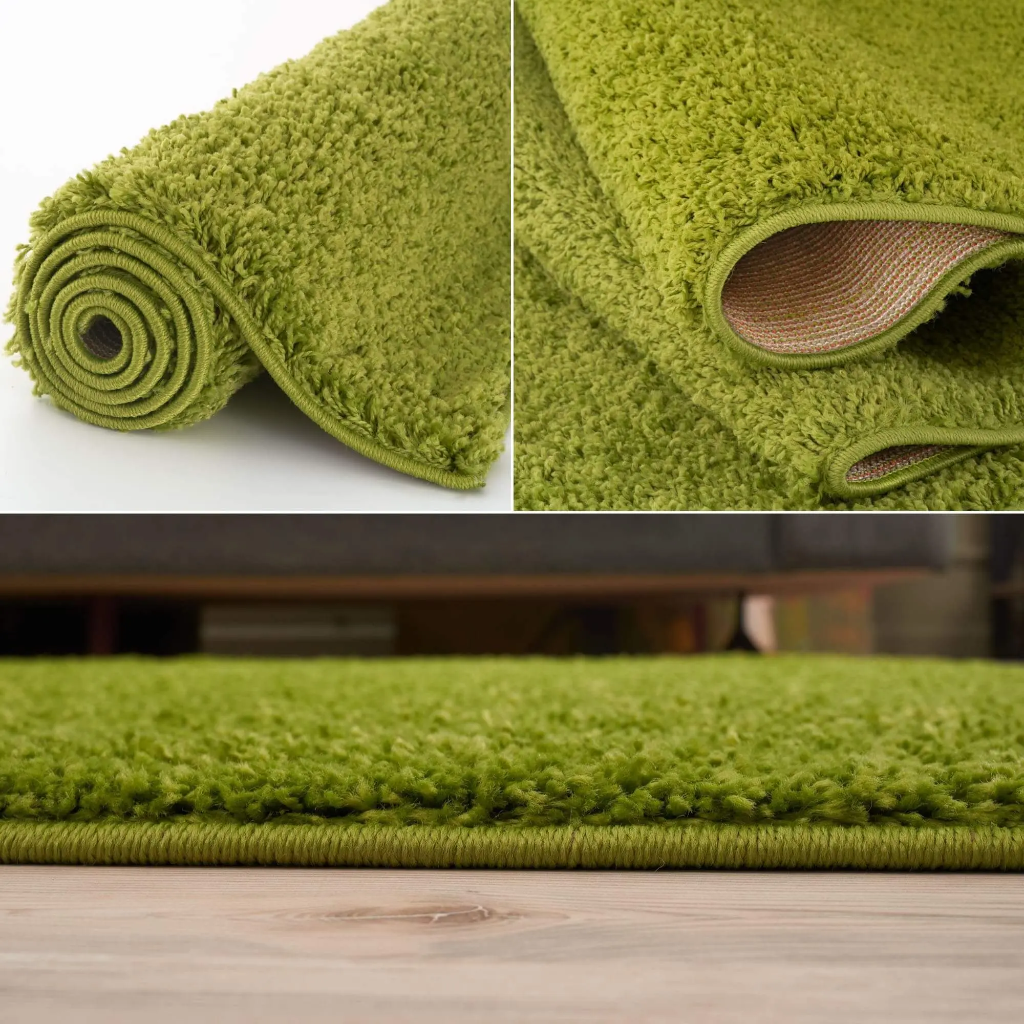 Myshaggy Solid Green Rug - Image 20