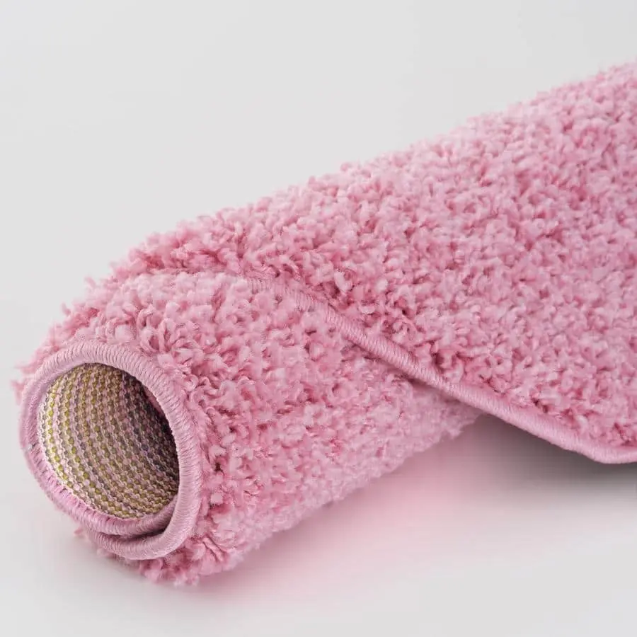 Myshaggy Solid Pink Rug - Image 13