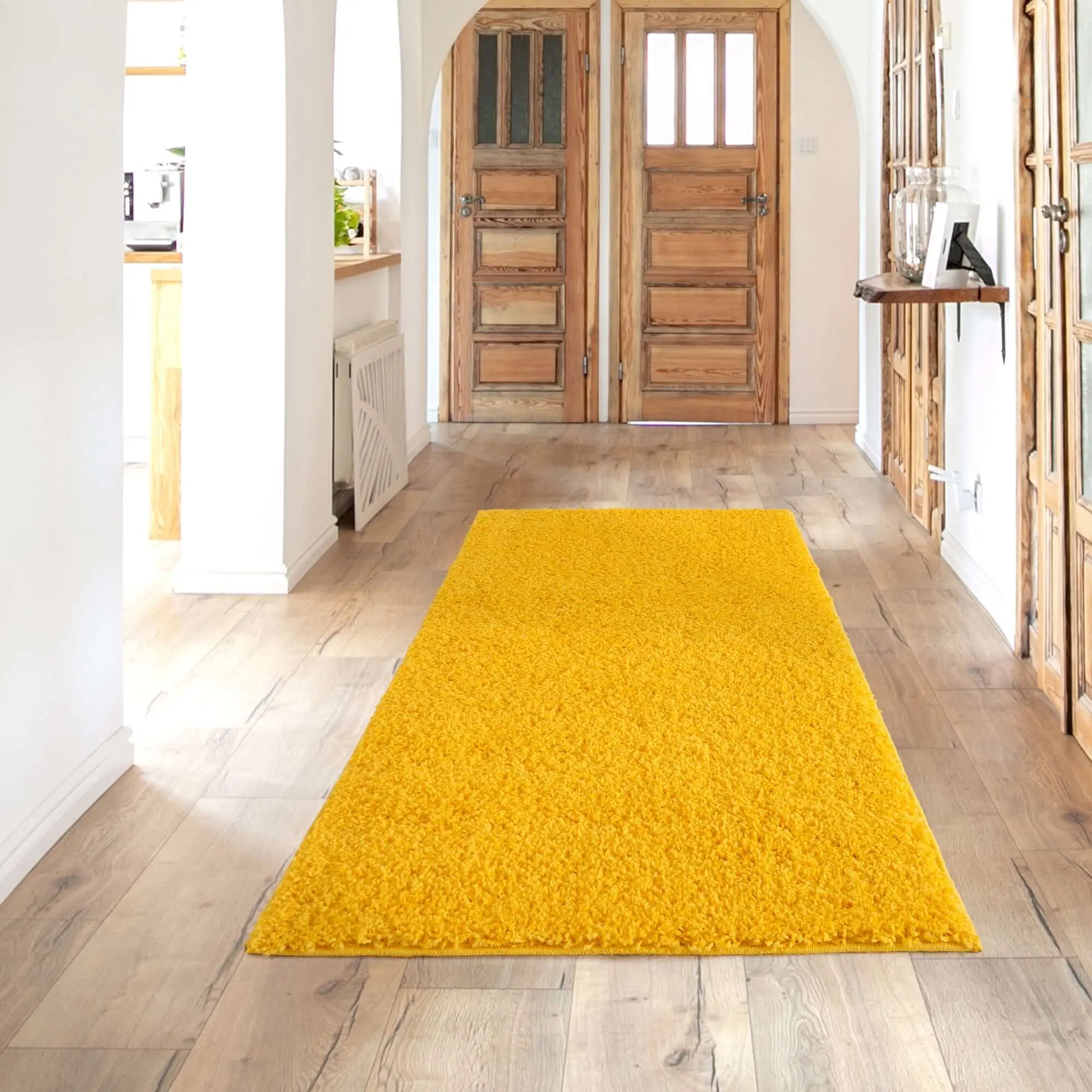 Myshaggy Solid Yellow Rug - Image 14