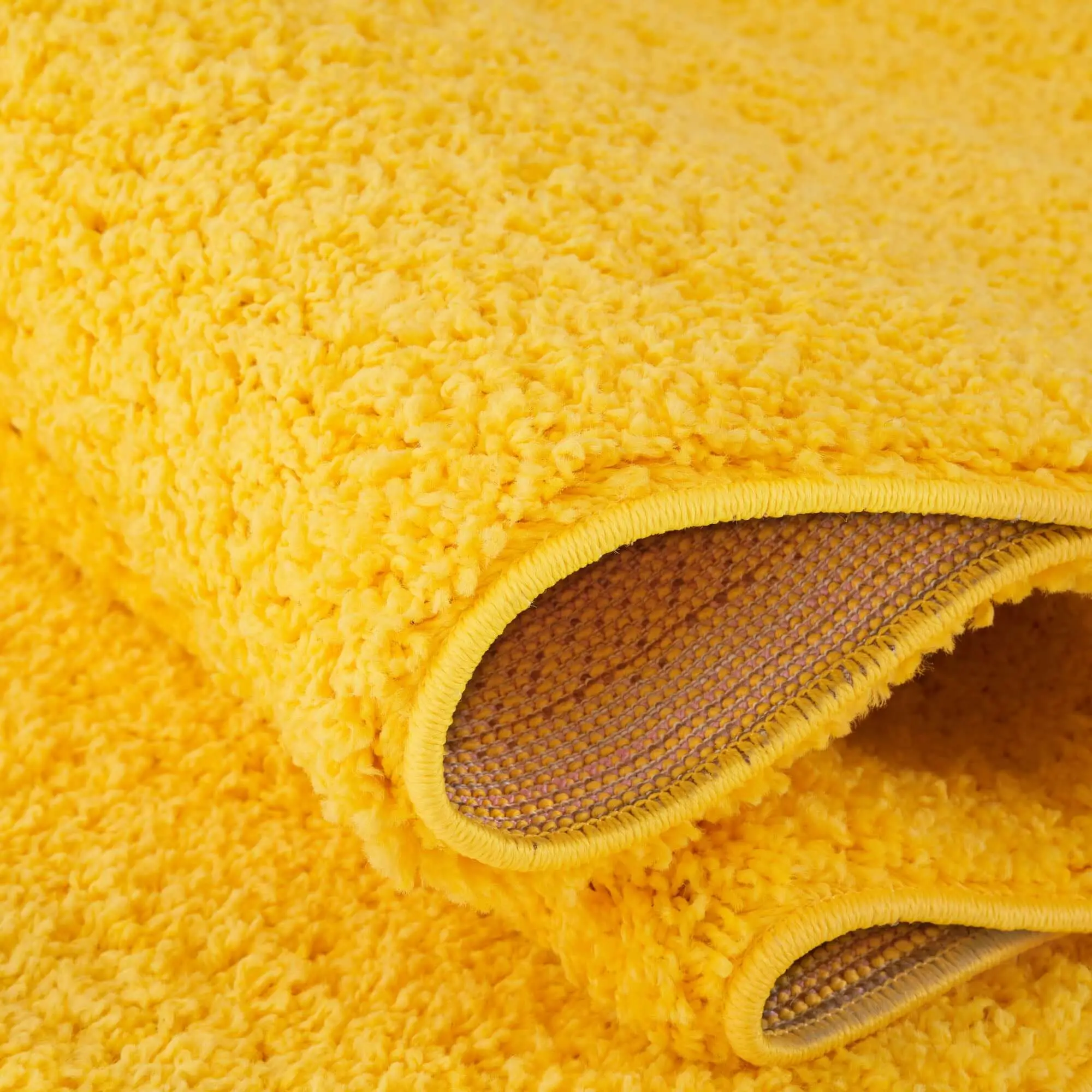 Myshaggy Solid Yellow Rug - Image 25