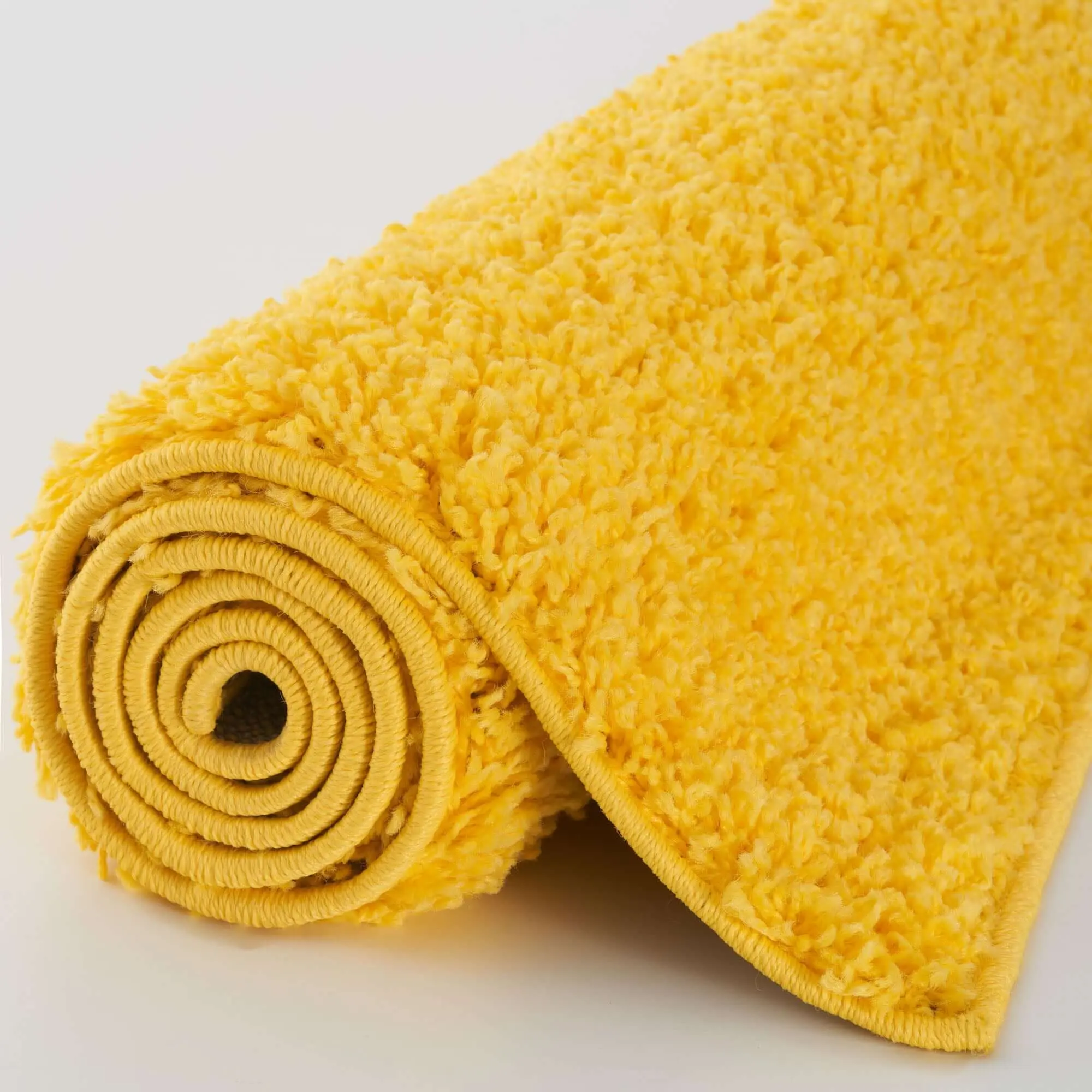 Myshaggy Solid Yellow Rug - Image 26
