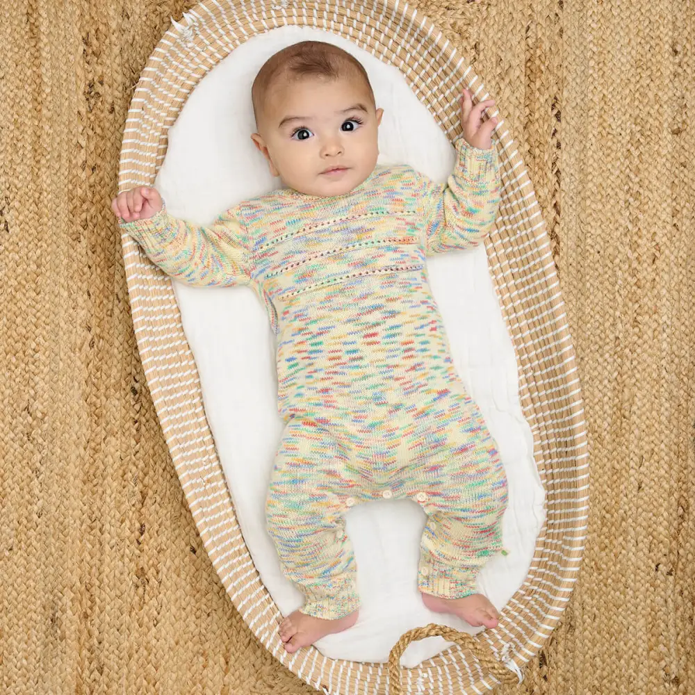Mystic - Space Dye Knitted Baby Onesie - Image 5