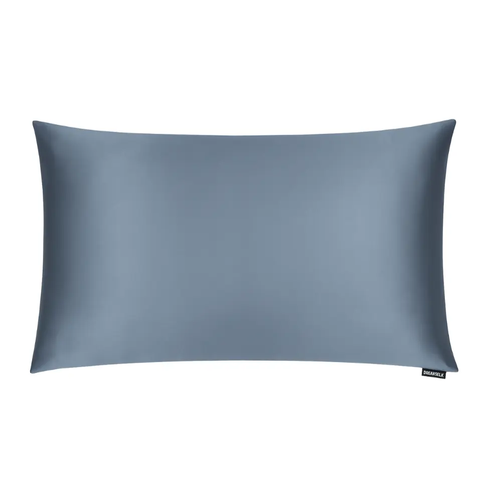 Mystique Blue Silk Pillowcase - Standard - Image 4