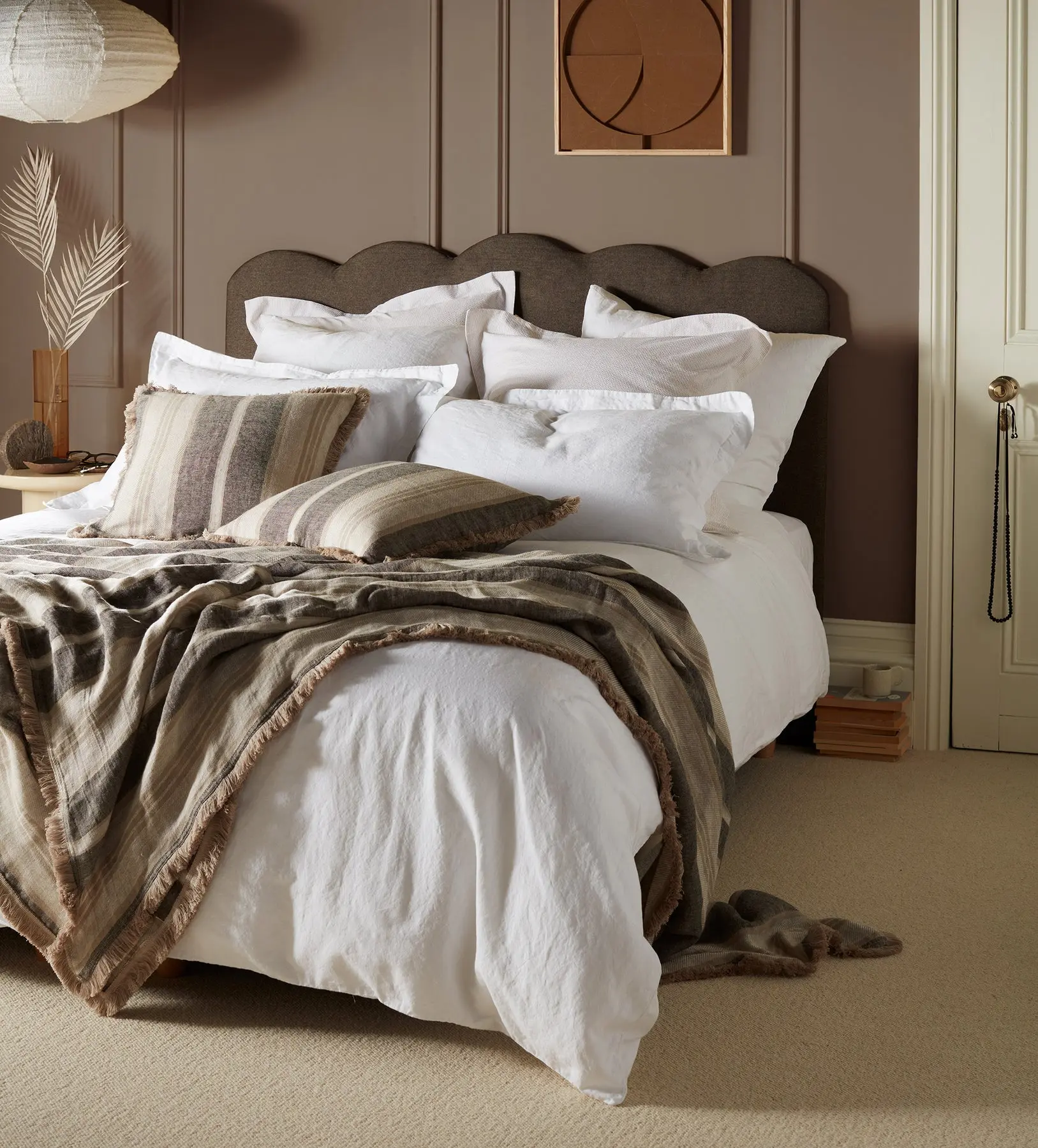 Natural Clara Linen Cushion Cover - Image 4