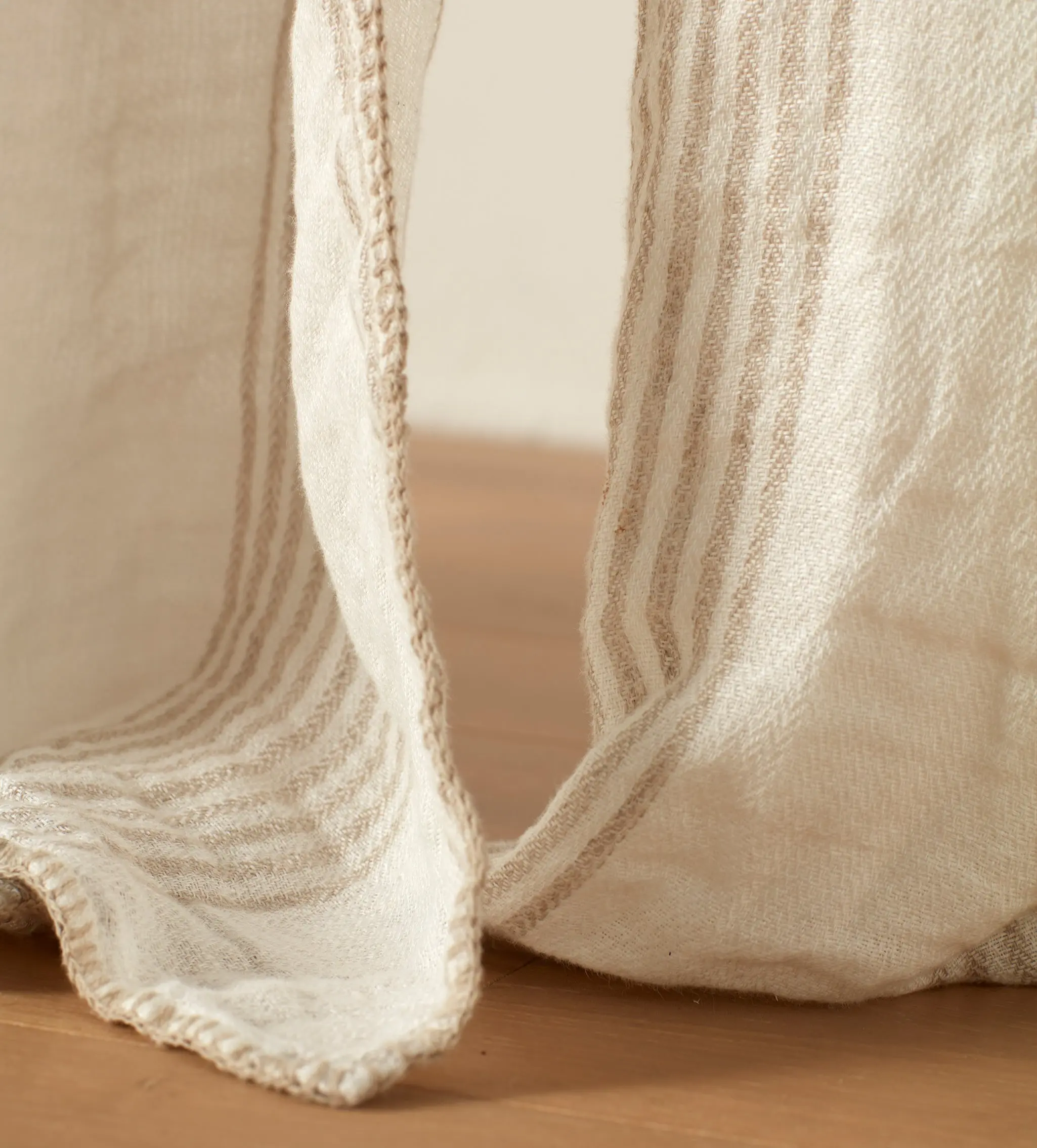 Natural Darcy 100% Linen Curtain