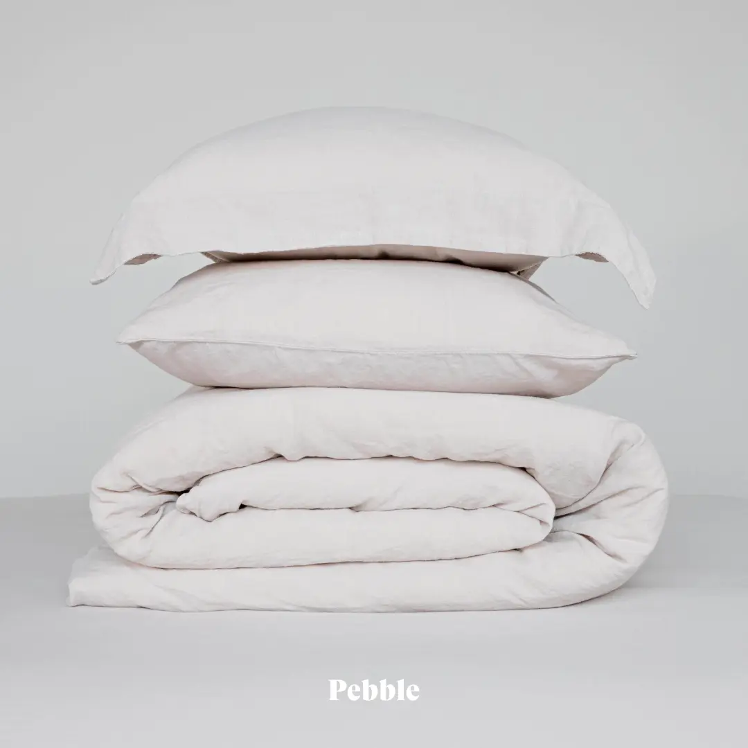 Natural hemp and organic cotton duvet cover - Image 5