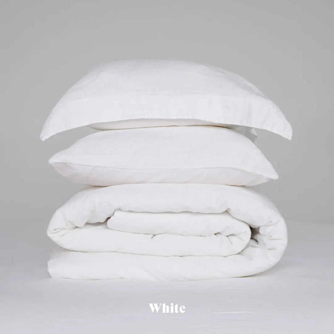 Natural hemp and organic cotton duvet cover - Image 6