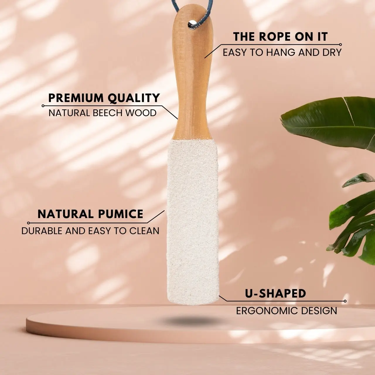 Natural Pumice Foot File - White - Image 2