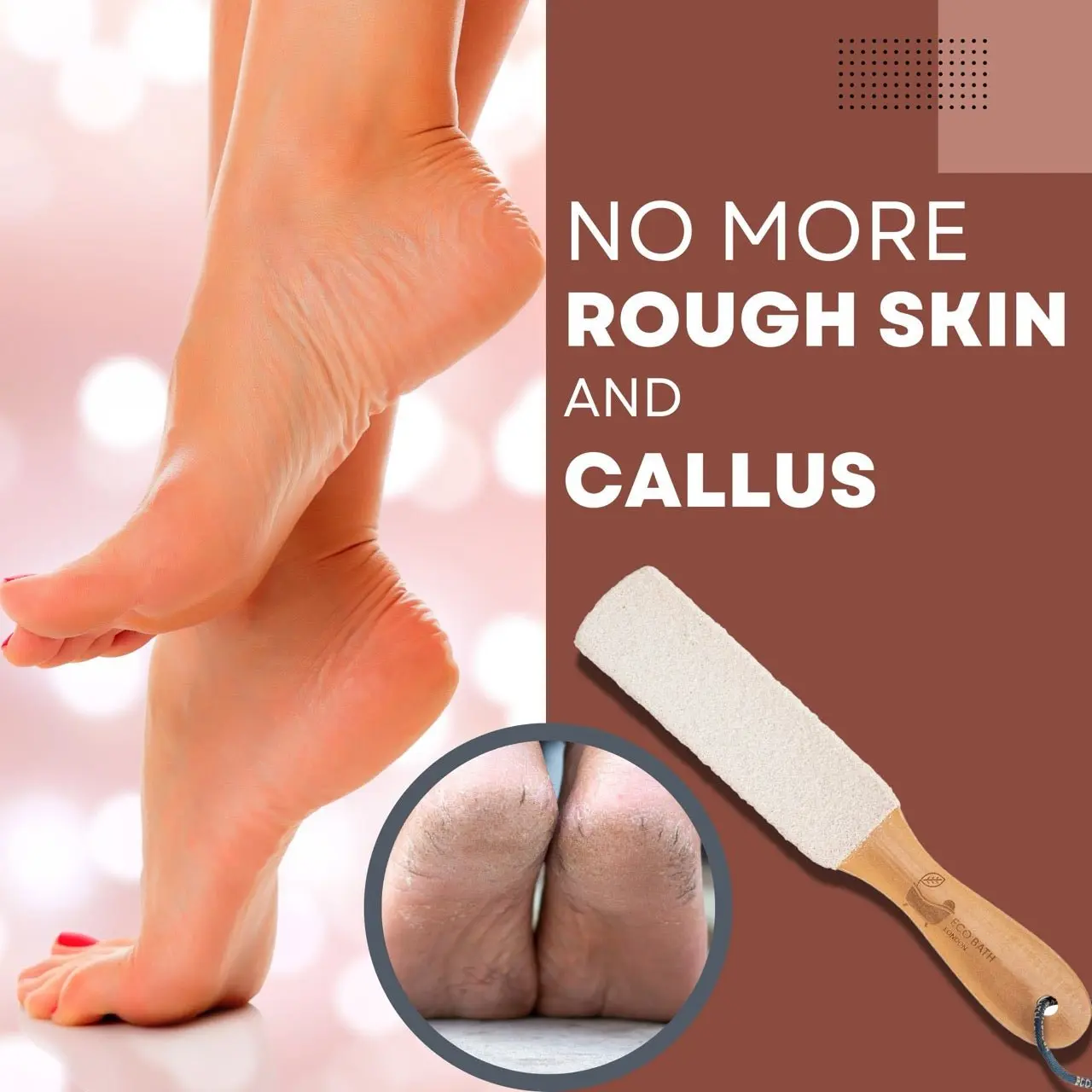Natural Pumice Foot File - White - Image 4