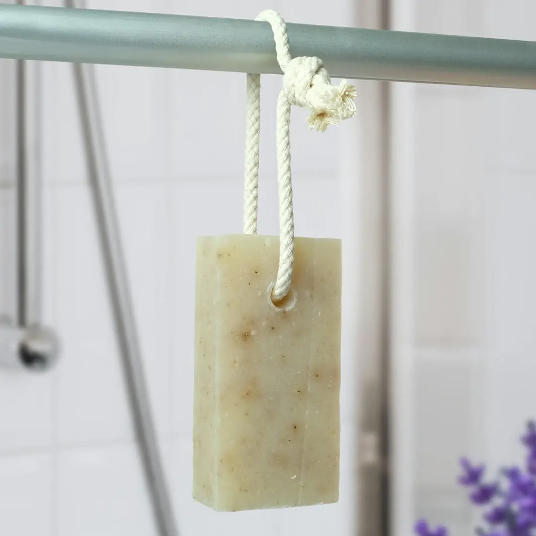 Natural Soap On A Rope - 'Classic' Lavender 125g - Image 2
