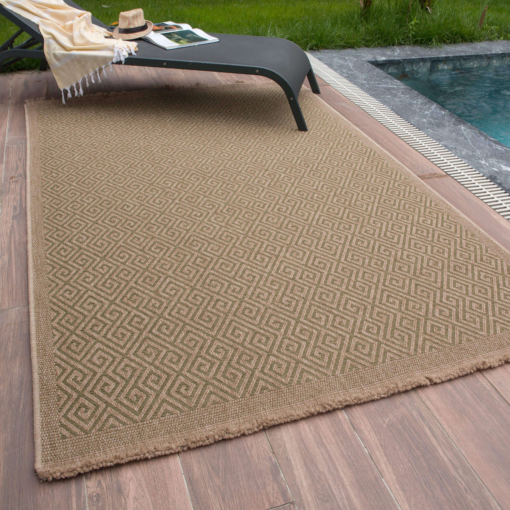 Nature Outdoor Rug Green | 5100G - Image 7