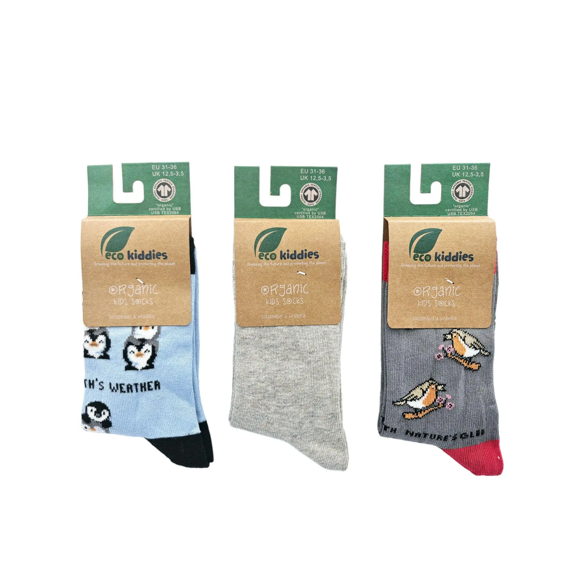 Nature's Friends Organic Cotton Kids Socks Bundle - Image 3