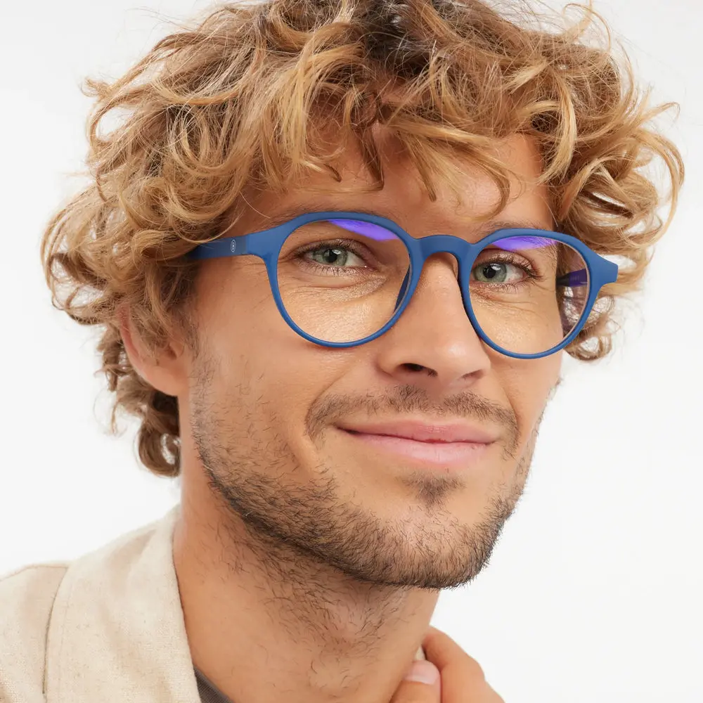 Navy Blue Chamberí Glasses - Image 2