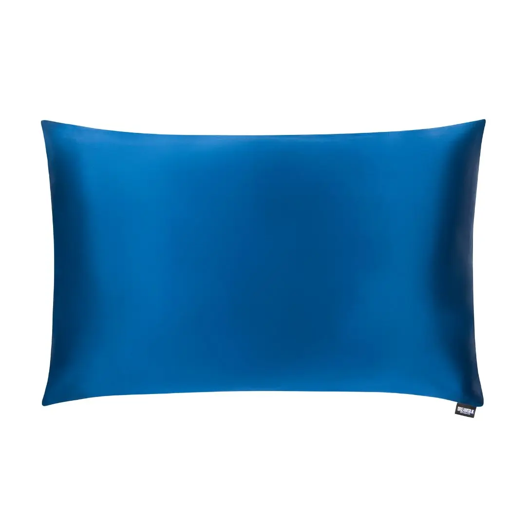 Navy Blue Silk Pillowcase - Standard - Image 6