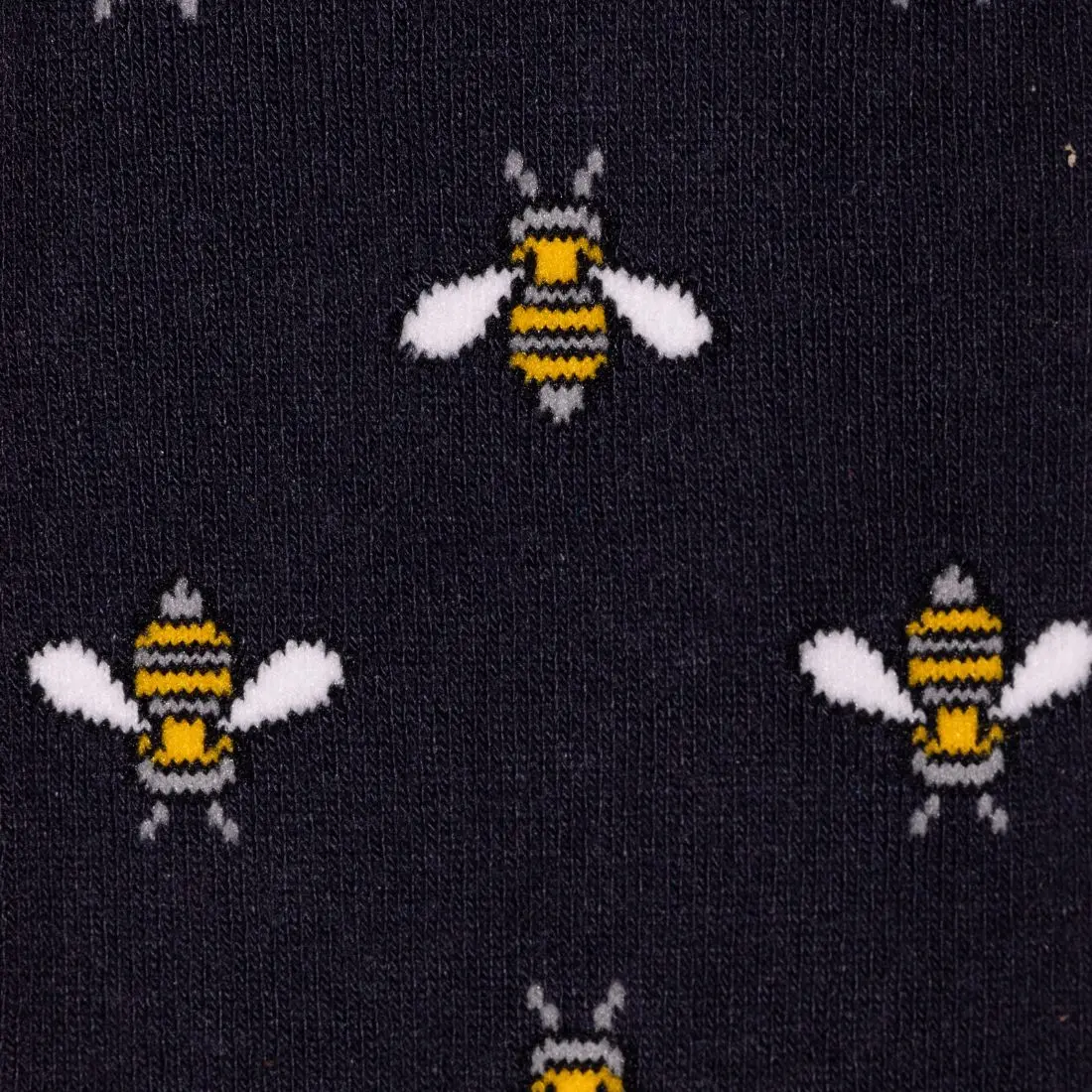 Navy Bumblebee Bamboo Socks - Image 4