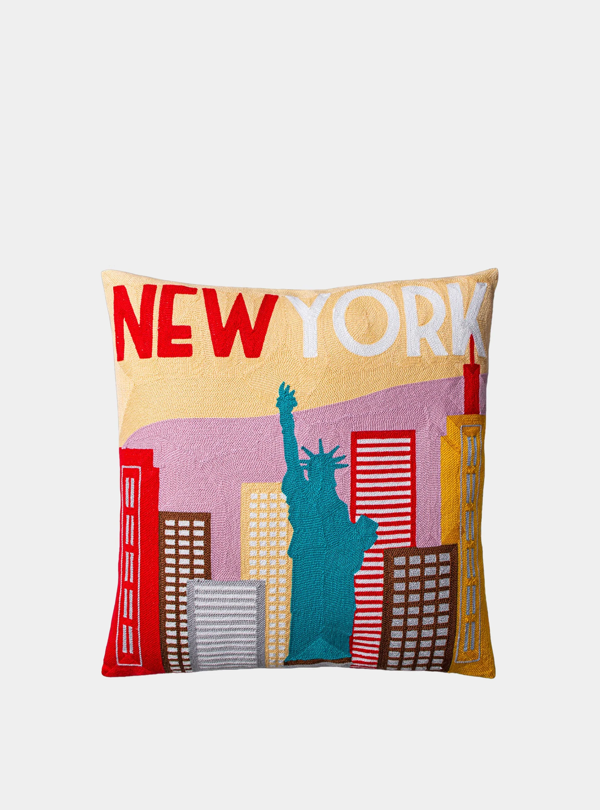 New York Needlepoint Cushion