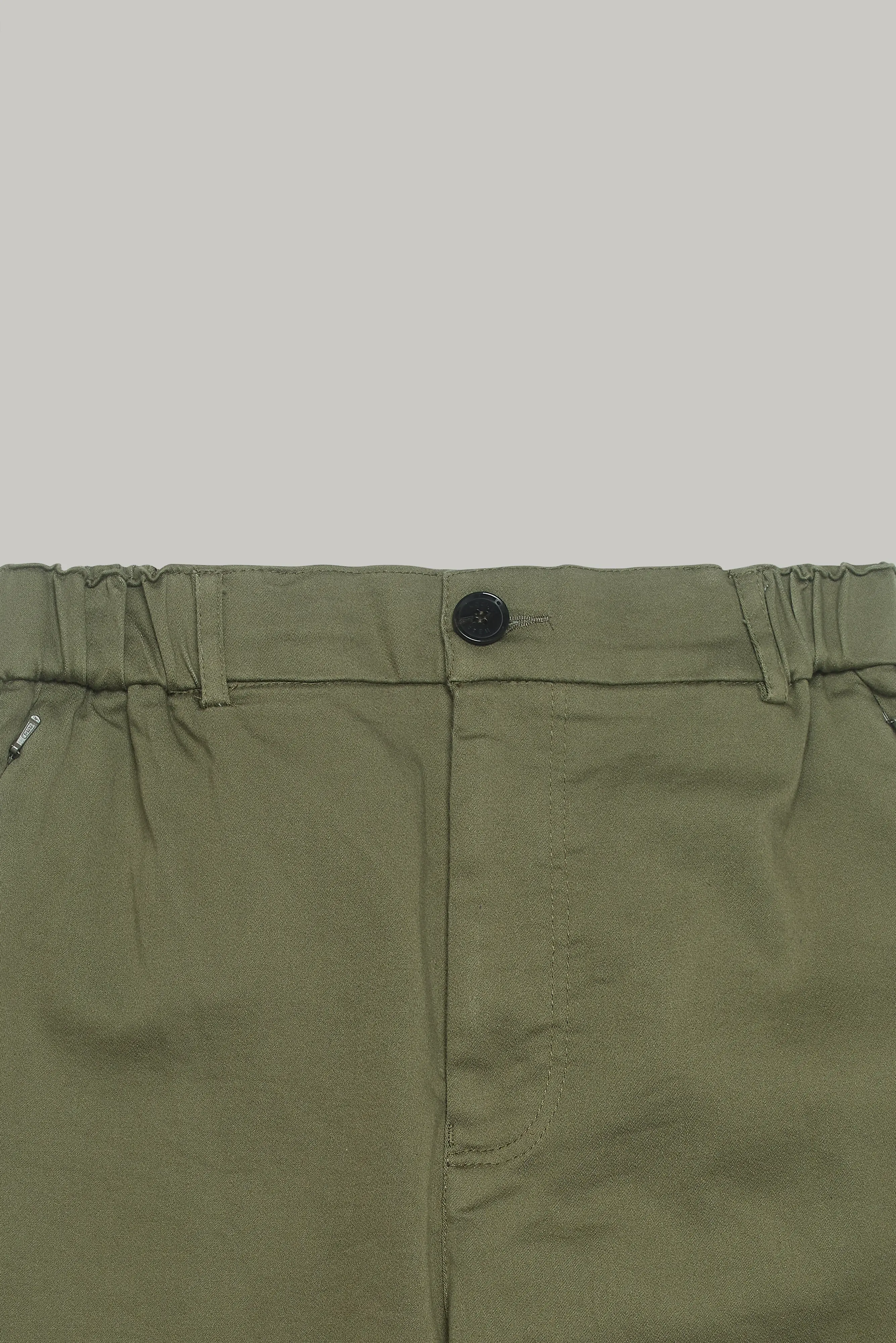 Newington Zip Pockets Joggers - Olive - Image 3