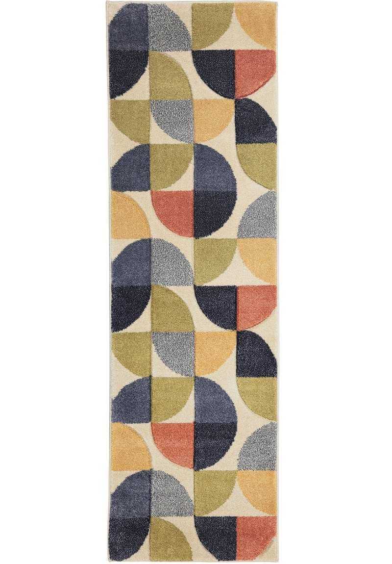 Newport Geometric Rug – Bold Multicolour Design - Image 5