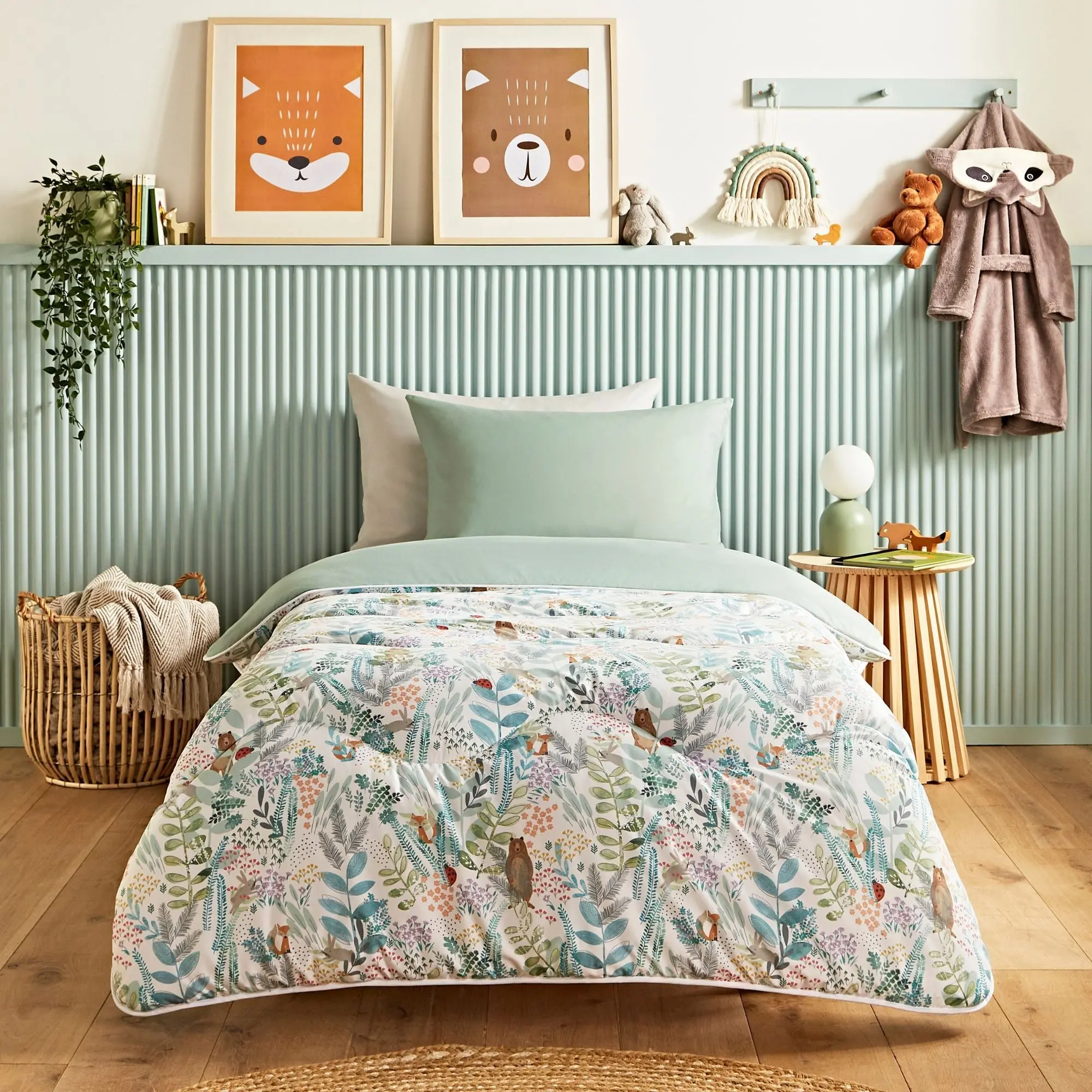 Night Lark Junior - In the Woods - Childrens Coverless Duvet Set
