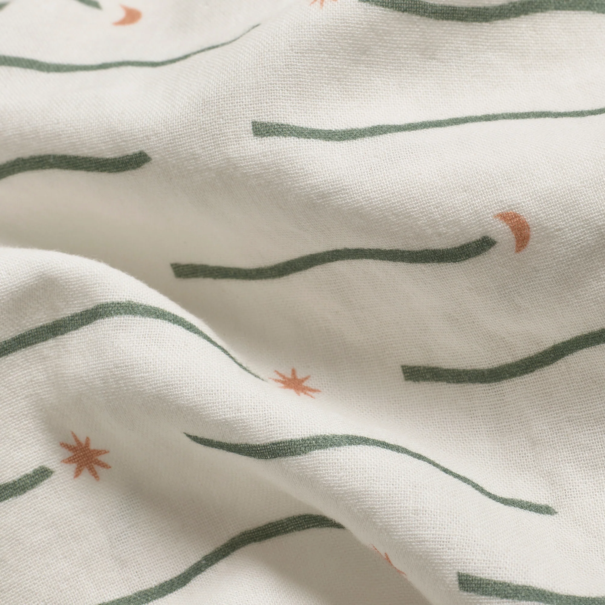 Night Sky Organic Cotton Muslin Swaddle - Image 2