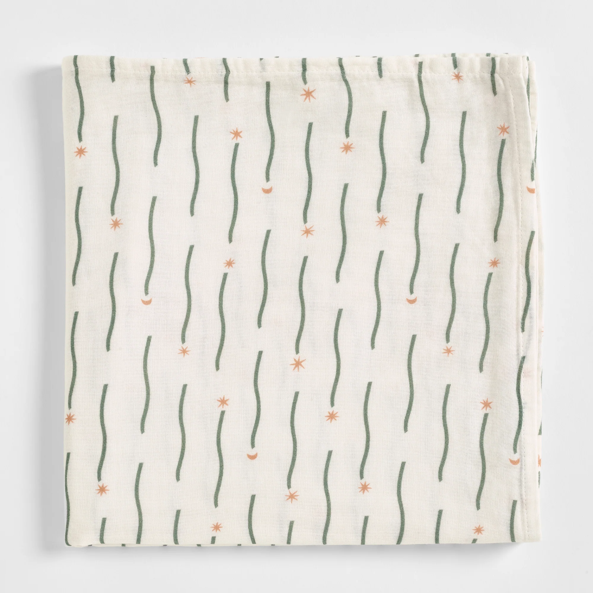 Night Sky Organic Cotton Muslin Swaddle - Image 3