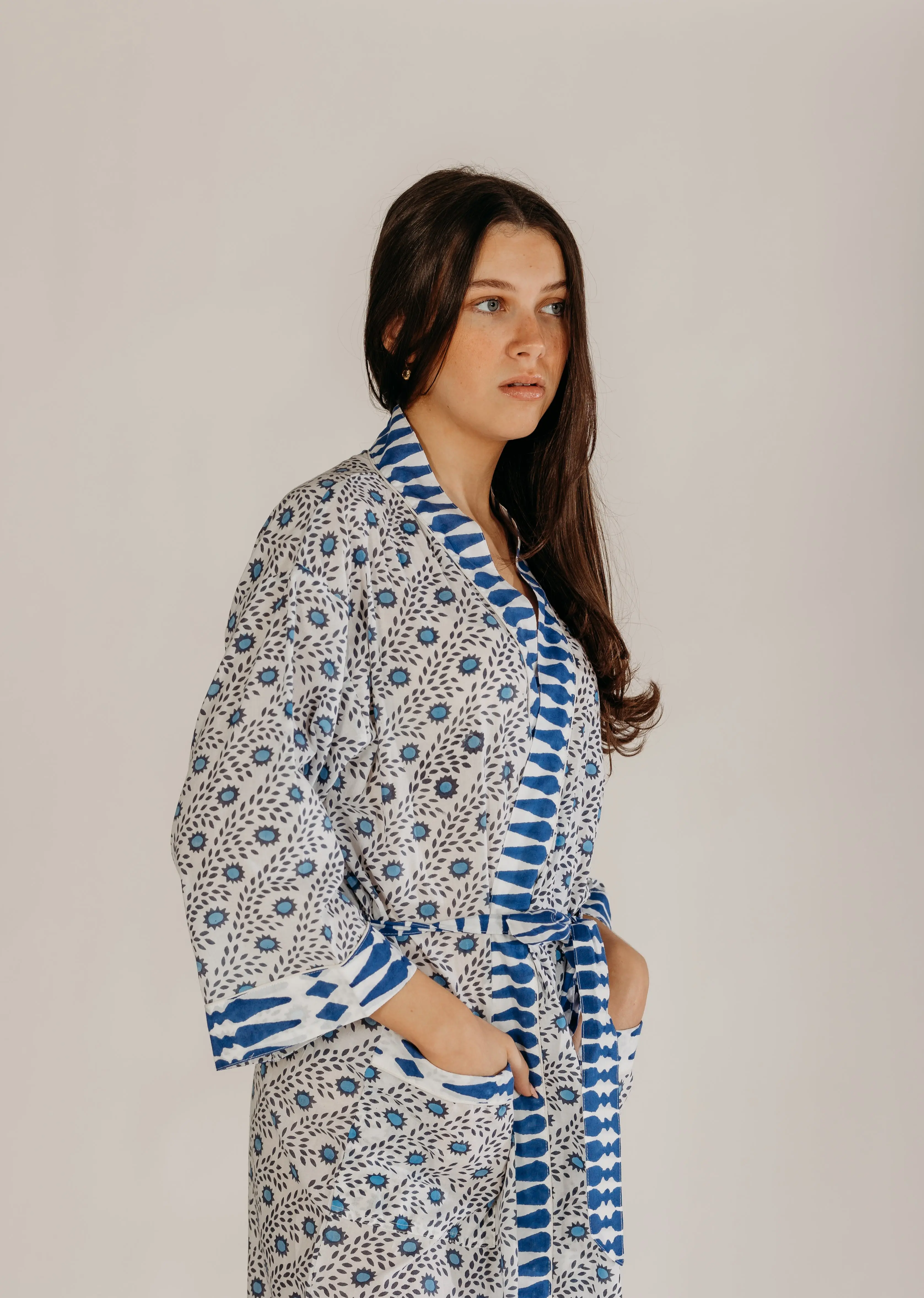Niha Cotton Robe - Image 2