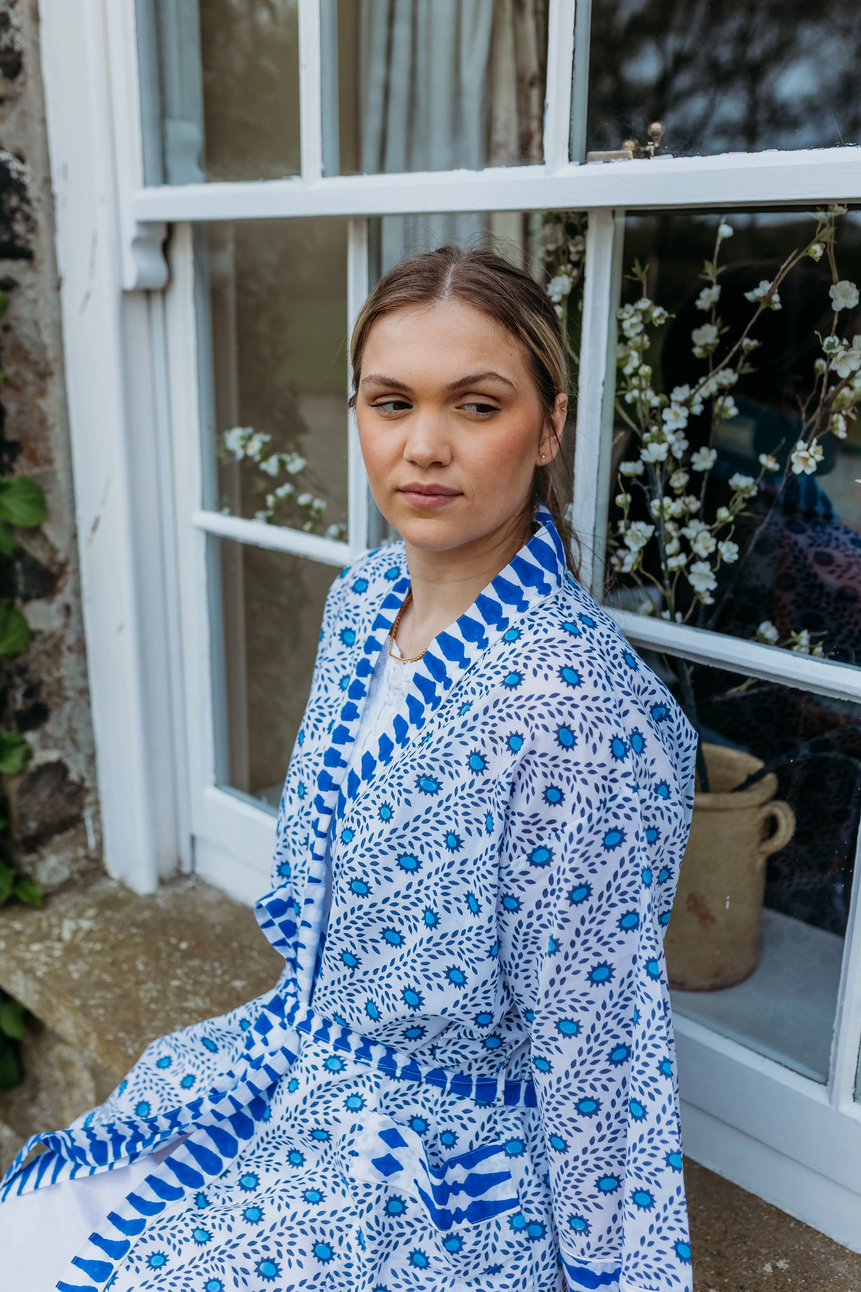 Niha Cotton Robe - Image 4