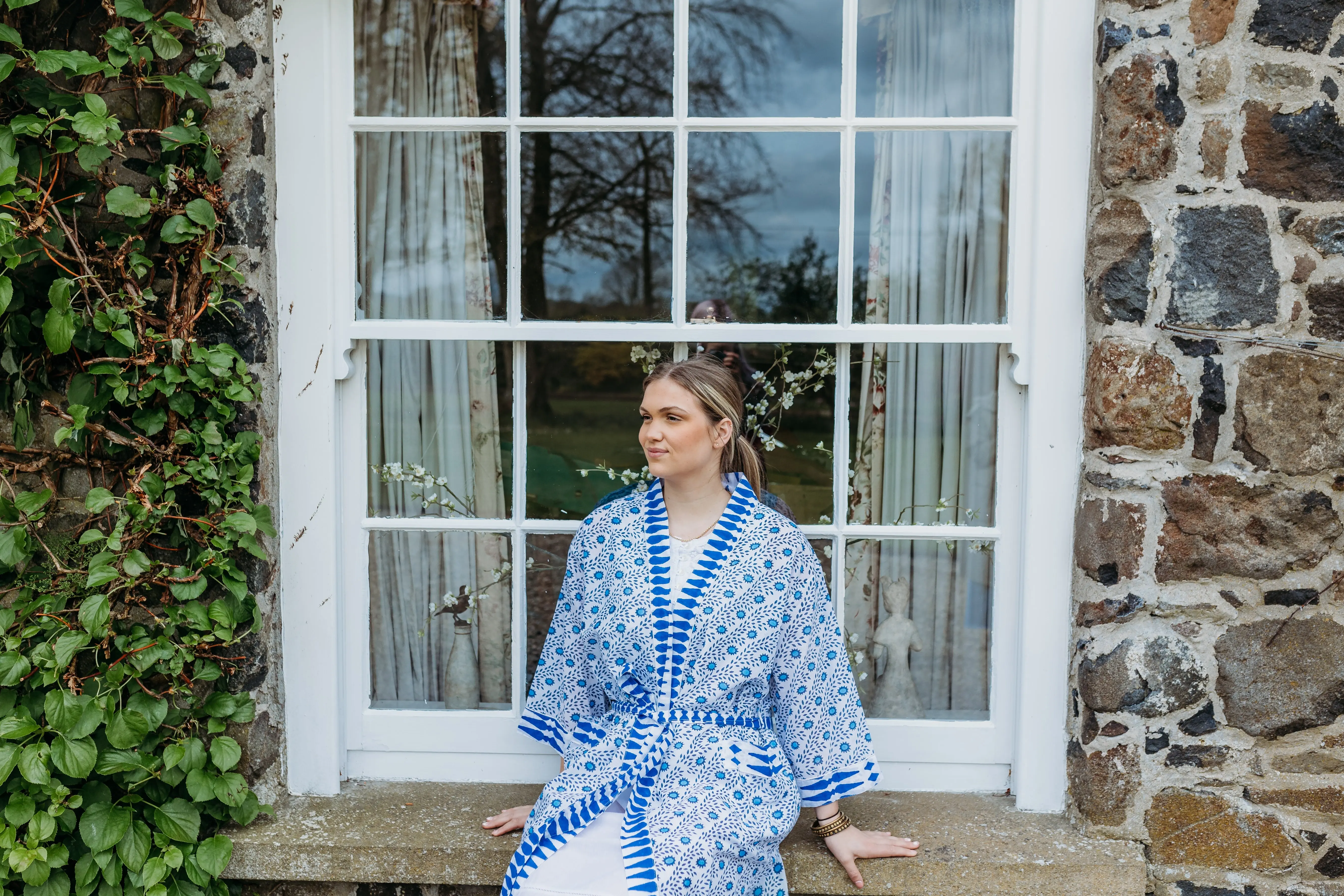 Niha Cotton Robe - Image 5