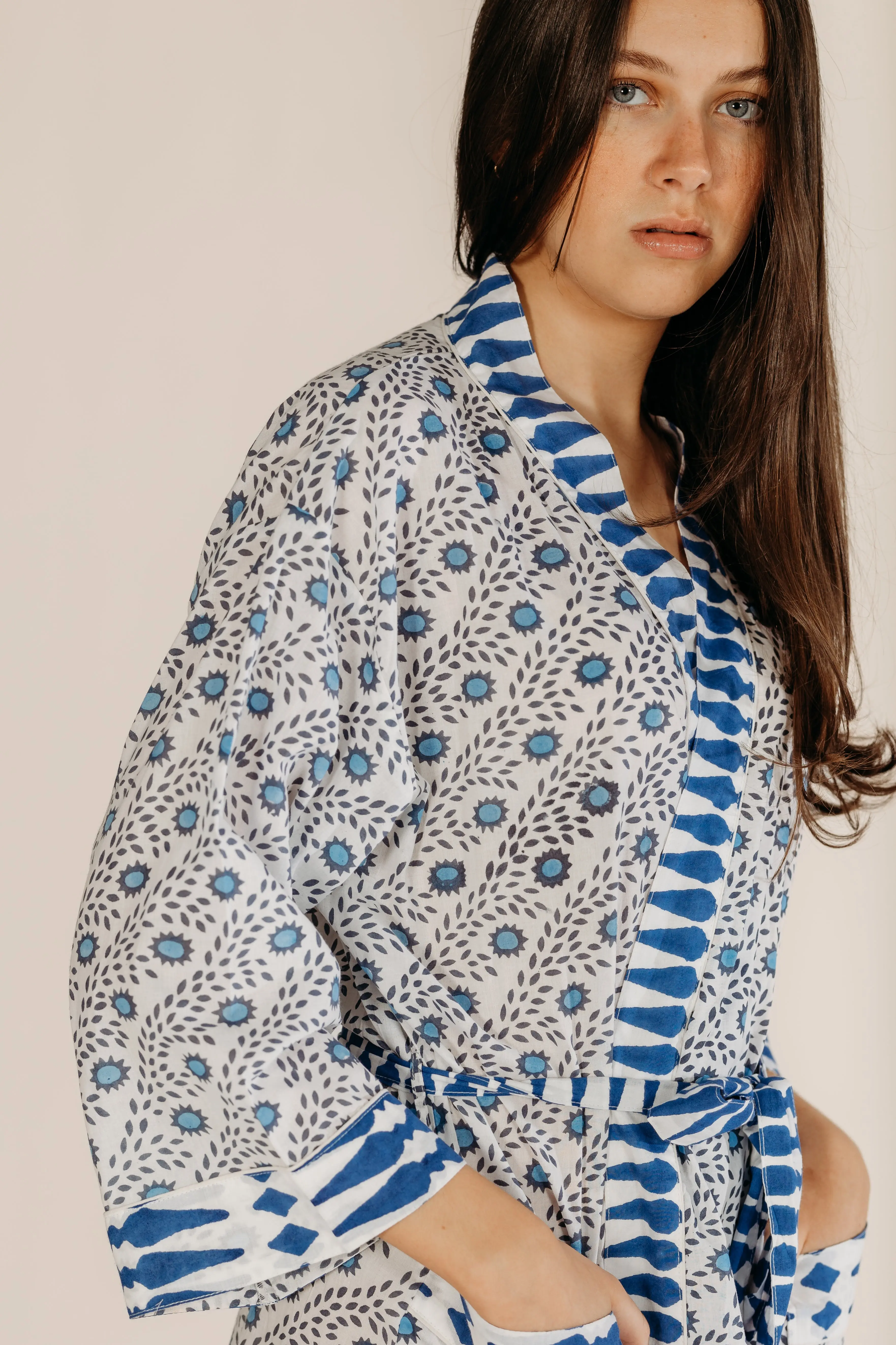 Niha Cotton Robe - Image 6