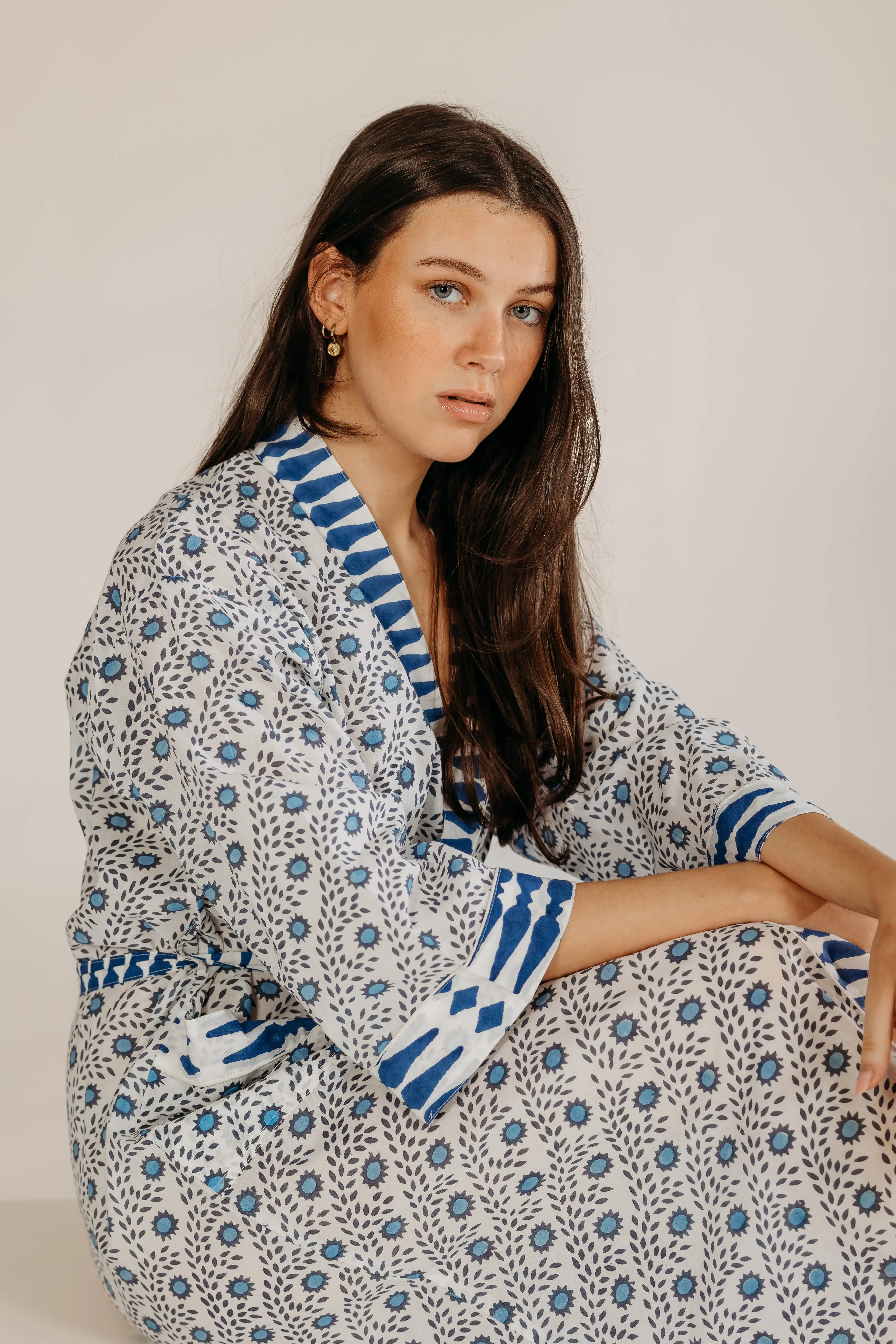 Niha Cotton Robe - Image 7
