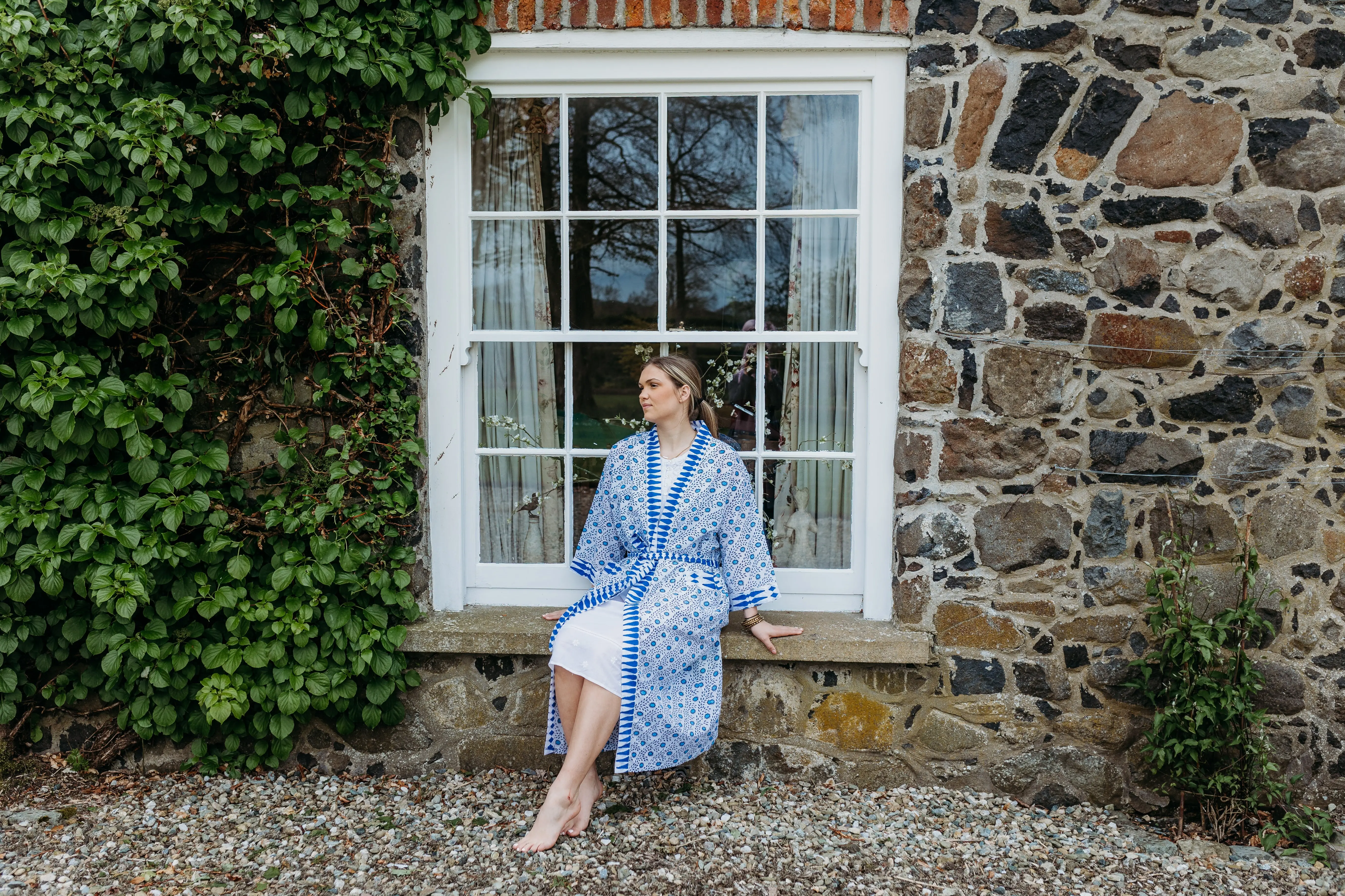 Niha Cotton Robe - Image 9