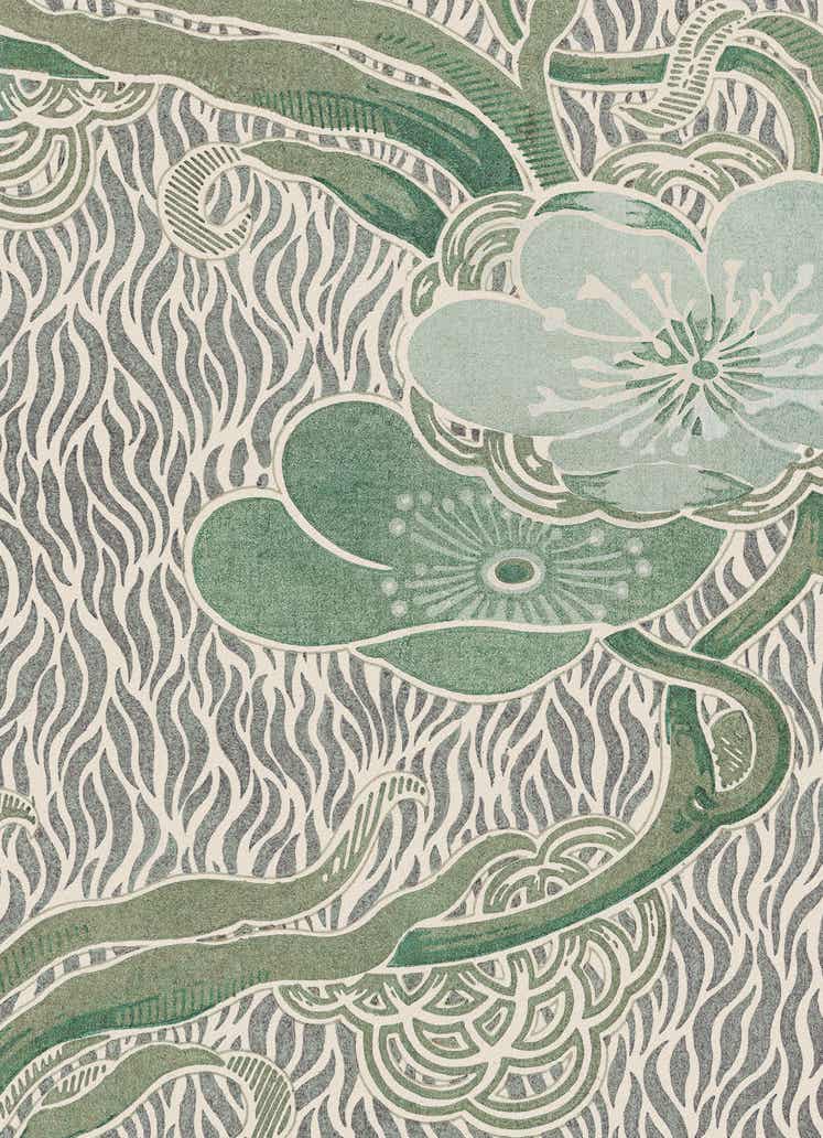 No.068 - Nouveau Verte - Vintage Archive Poster Prints - Image 3
