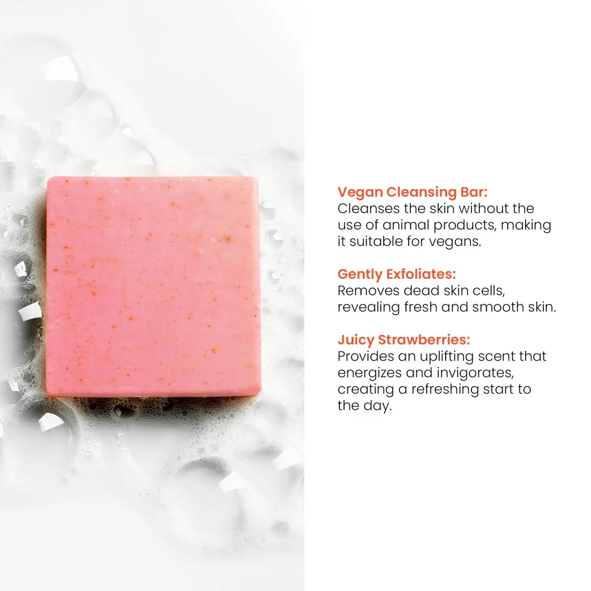 No.80 Rose Cleansing Facial Bar 100g - Image 3