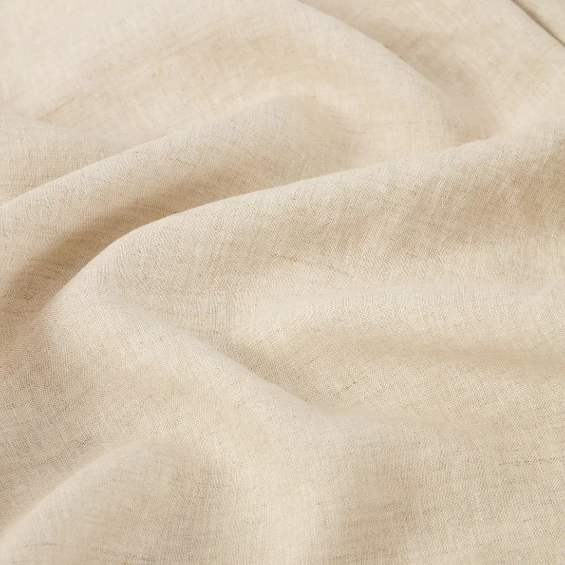 Oatmeal Linen Blend Duvet Cover - Image 2