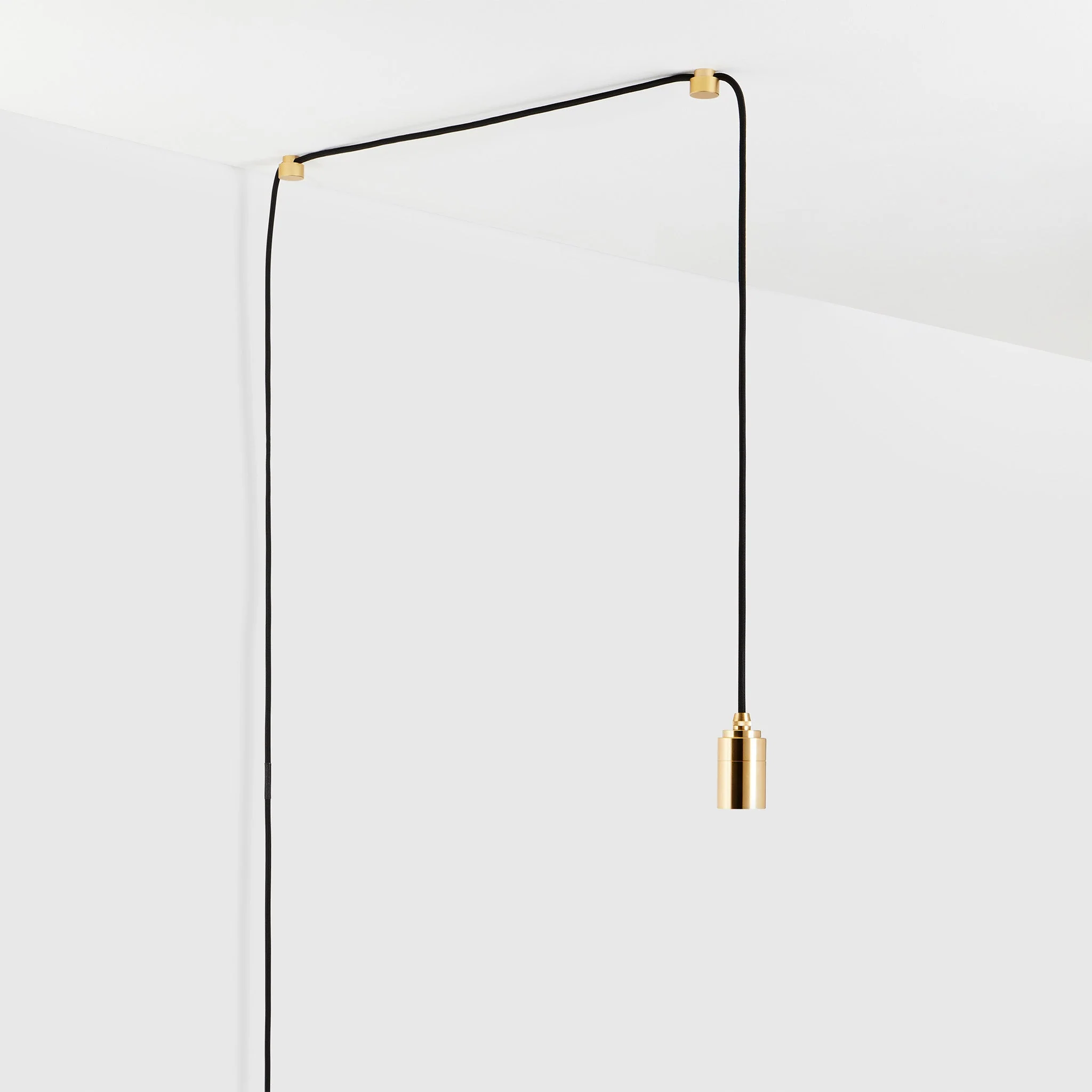 Oblo Plug-In Pendant in Brass - Image 6