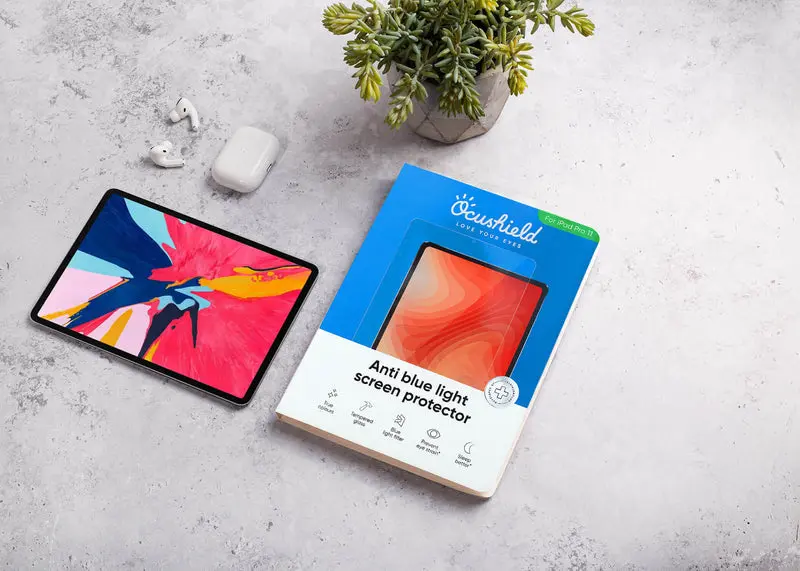 Ocushield Anti blue light screen protector for iPad - Image 5
