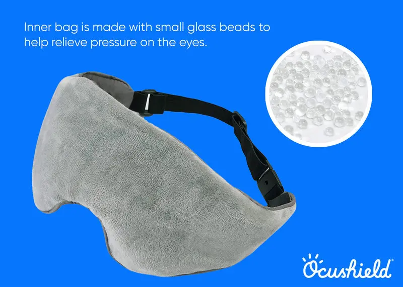 Ocushield Eye Mask for Improved Sleep | Bamboo Weighted & Blackout - Image 5