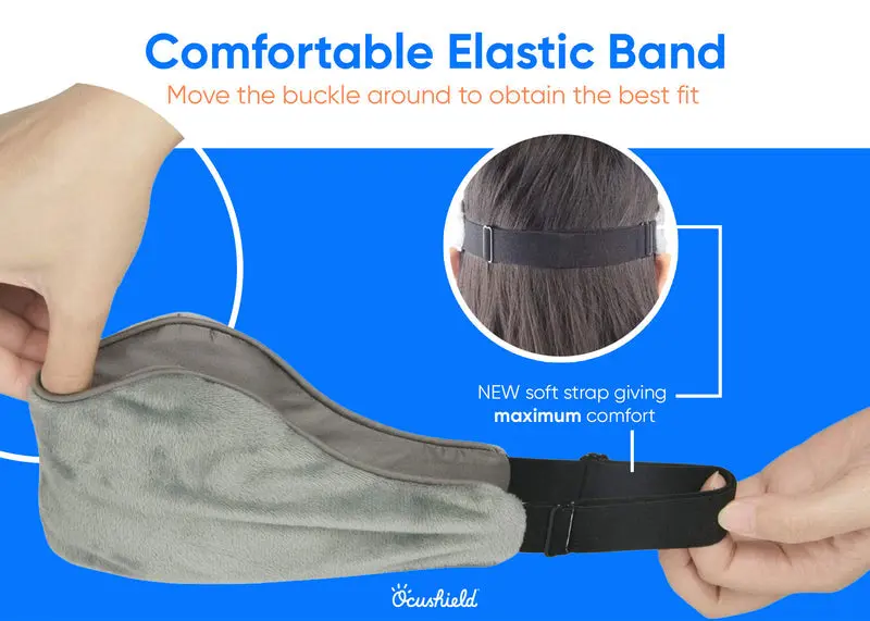 Ocushield Eye Mask for Improved Sleep | Bamboo Weighted & Blackout - Image 6