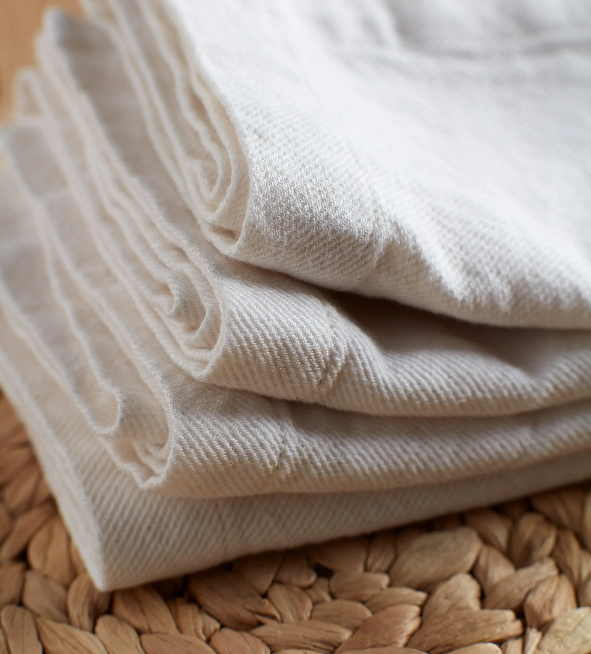 Off White Nellie 100% Cotton Napkins - Set of 4