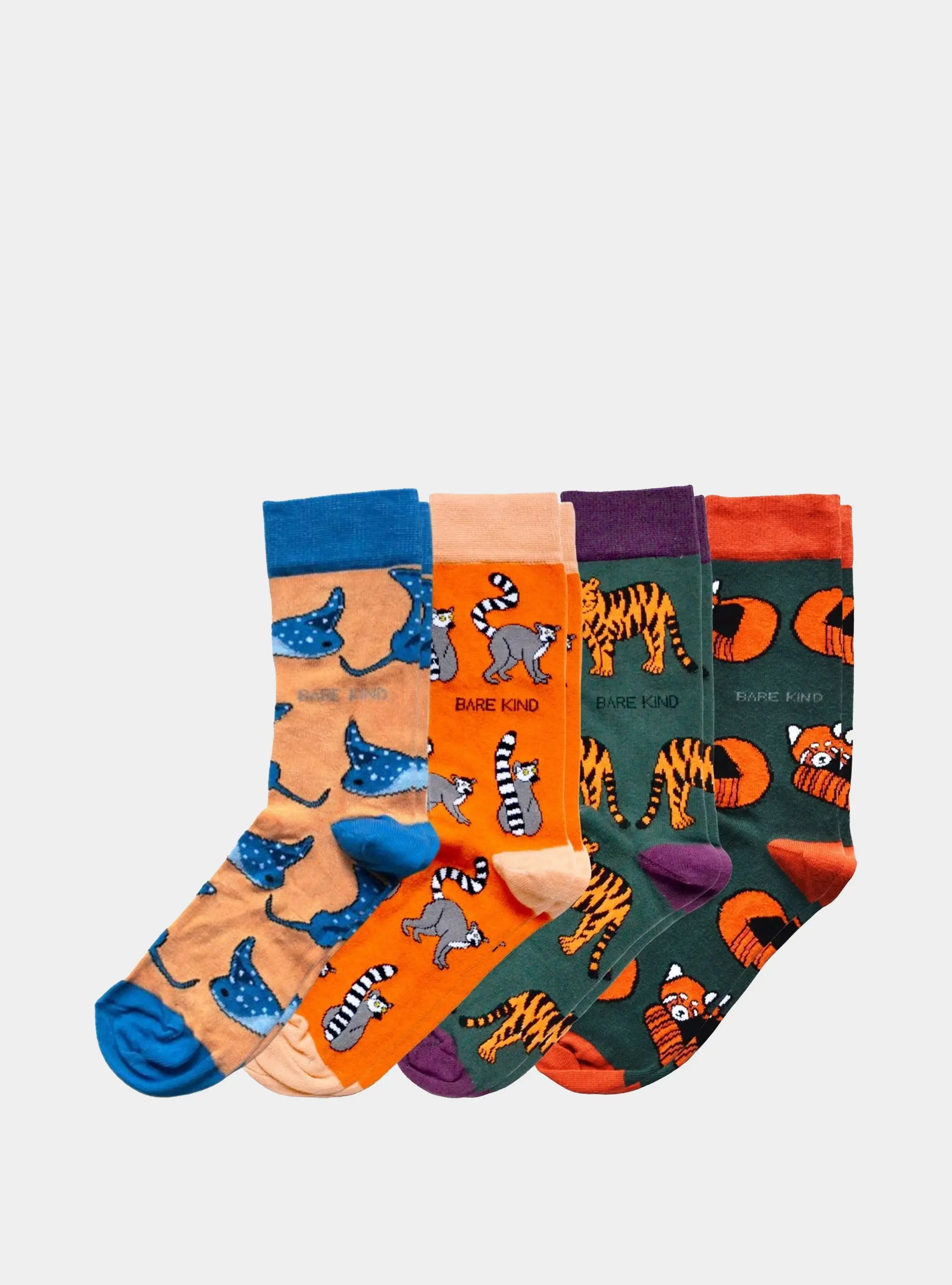 Orange Lover 4 Bamboo Sock Set