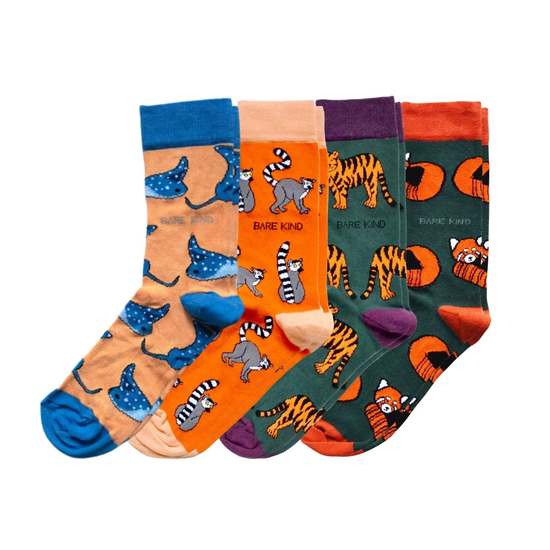 Orange Lover 4 Bamboo Sock Set - Image 7
