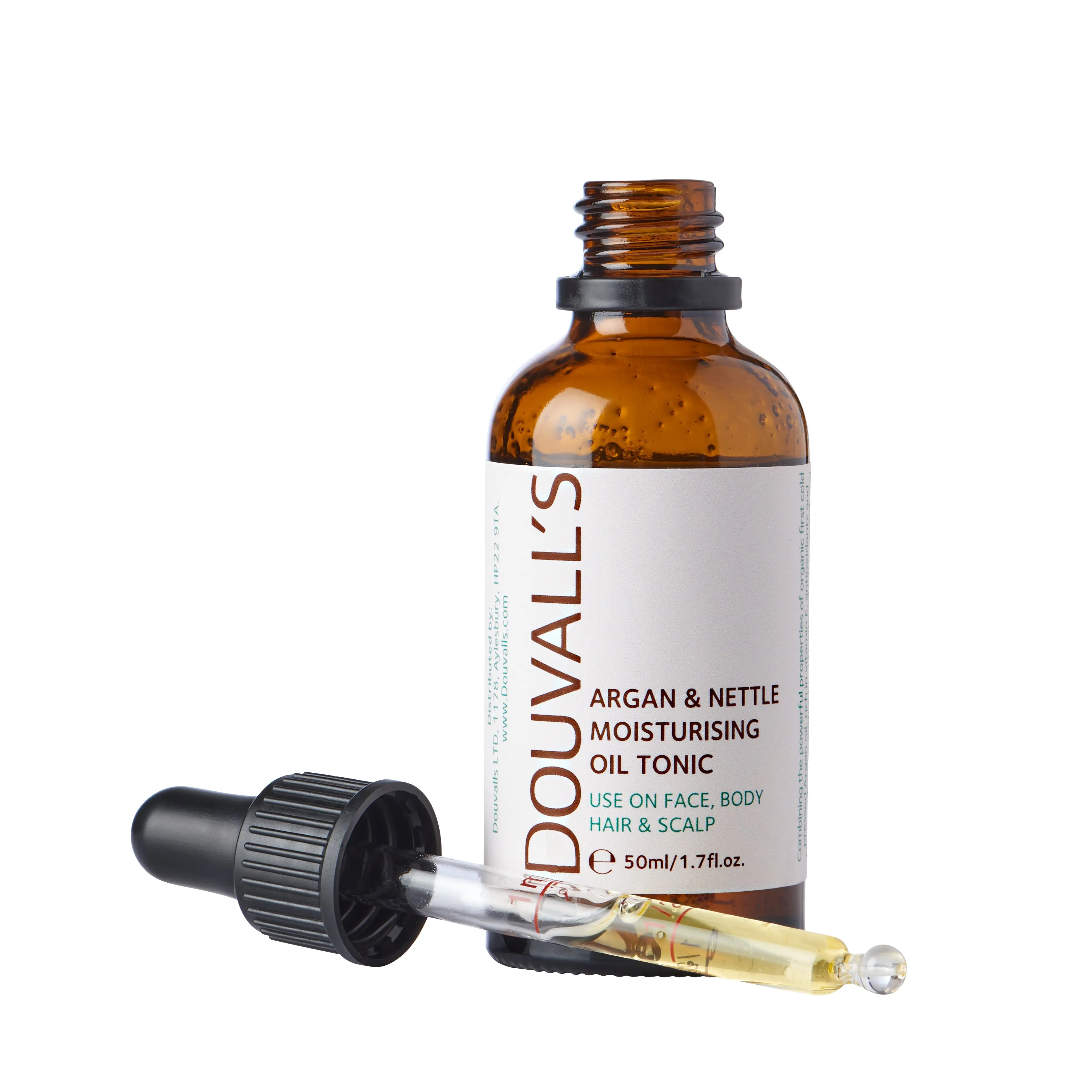 Organic Argan & Nettle Oil 50ml | Organic Powerhouse for Skin, Hair, and Scalp - Image 2