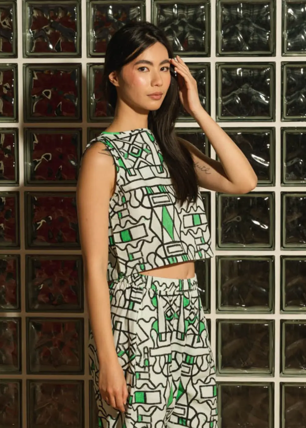 Organic Cotton & Linen Two-Way Tank - Image 3