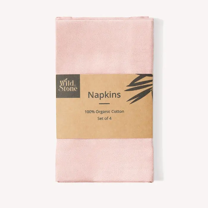 Organic Cotton Napkins - Set of 4 - Image 4