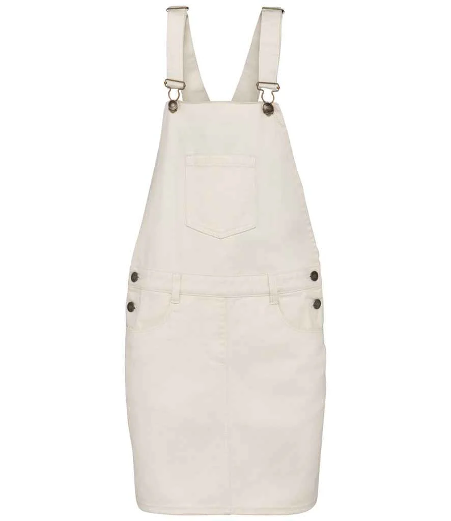 Organic Dungarees Dress: Womens