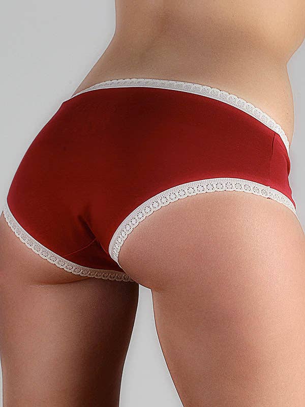 Organic Hipster Briefs with Lace - Image 2